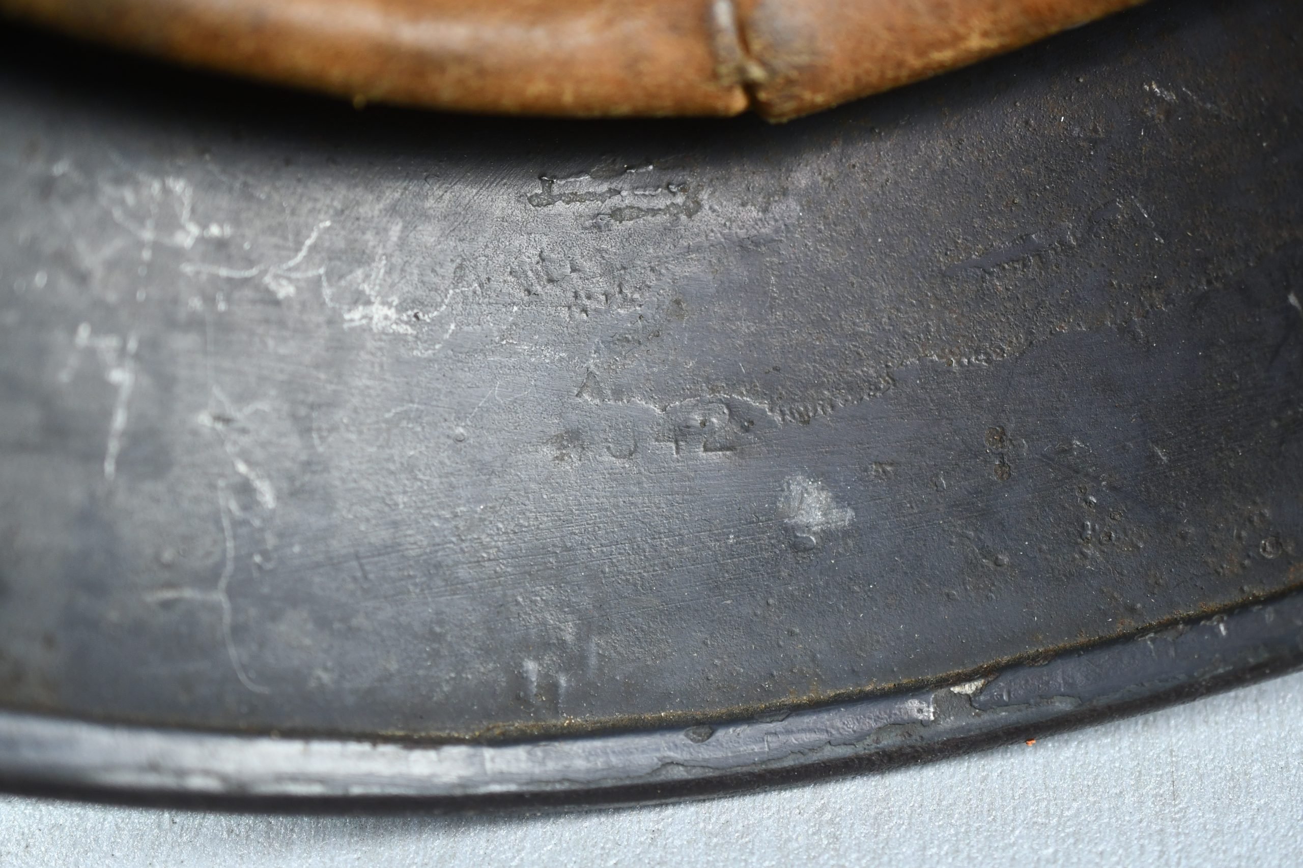 M40 Luftwaffe single decal steel helmet Q64 — image 8