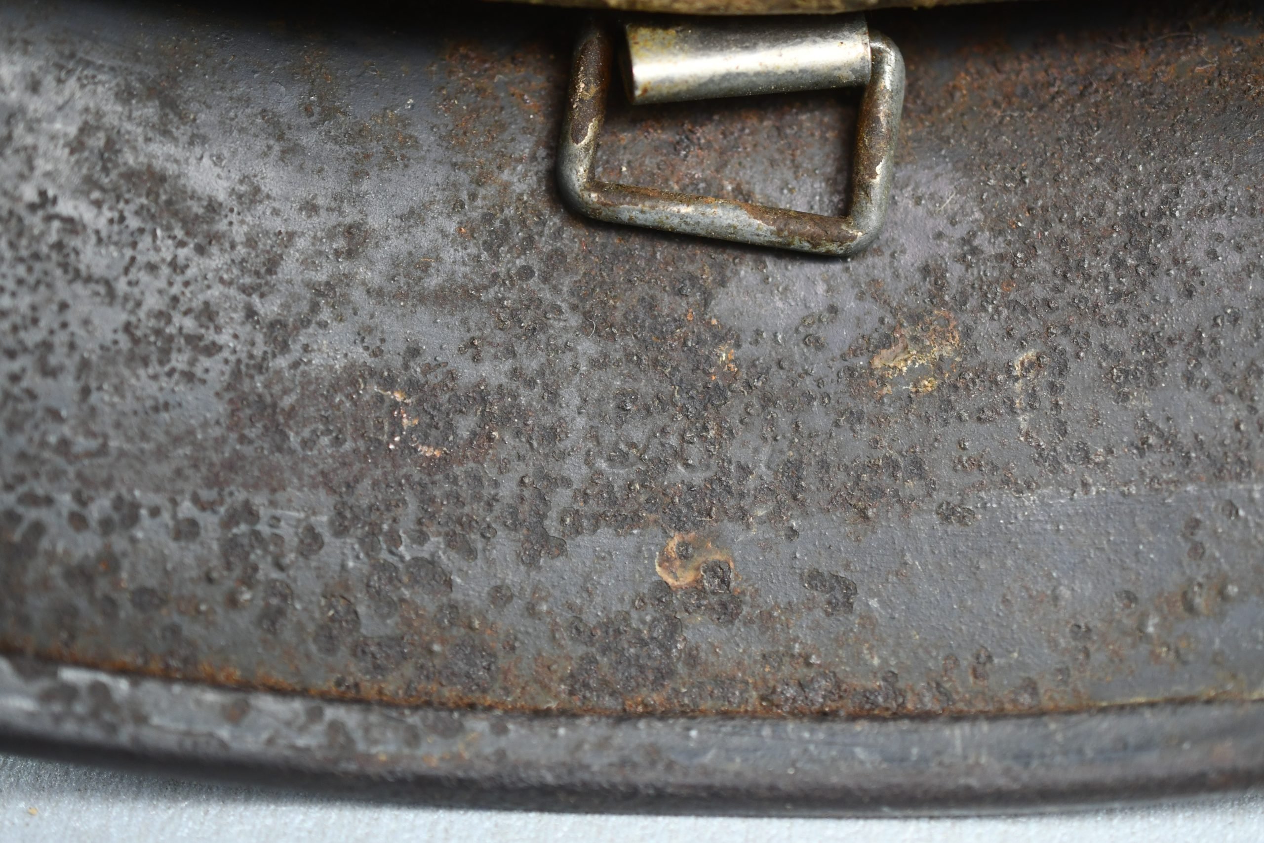 M40 Luftwaffe single decal steel helmet Q64 — image 9