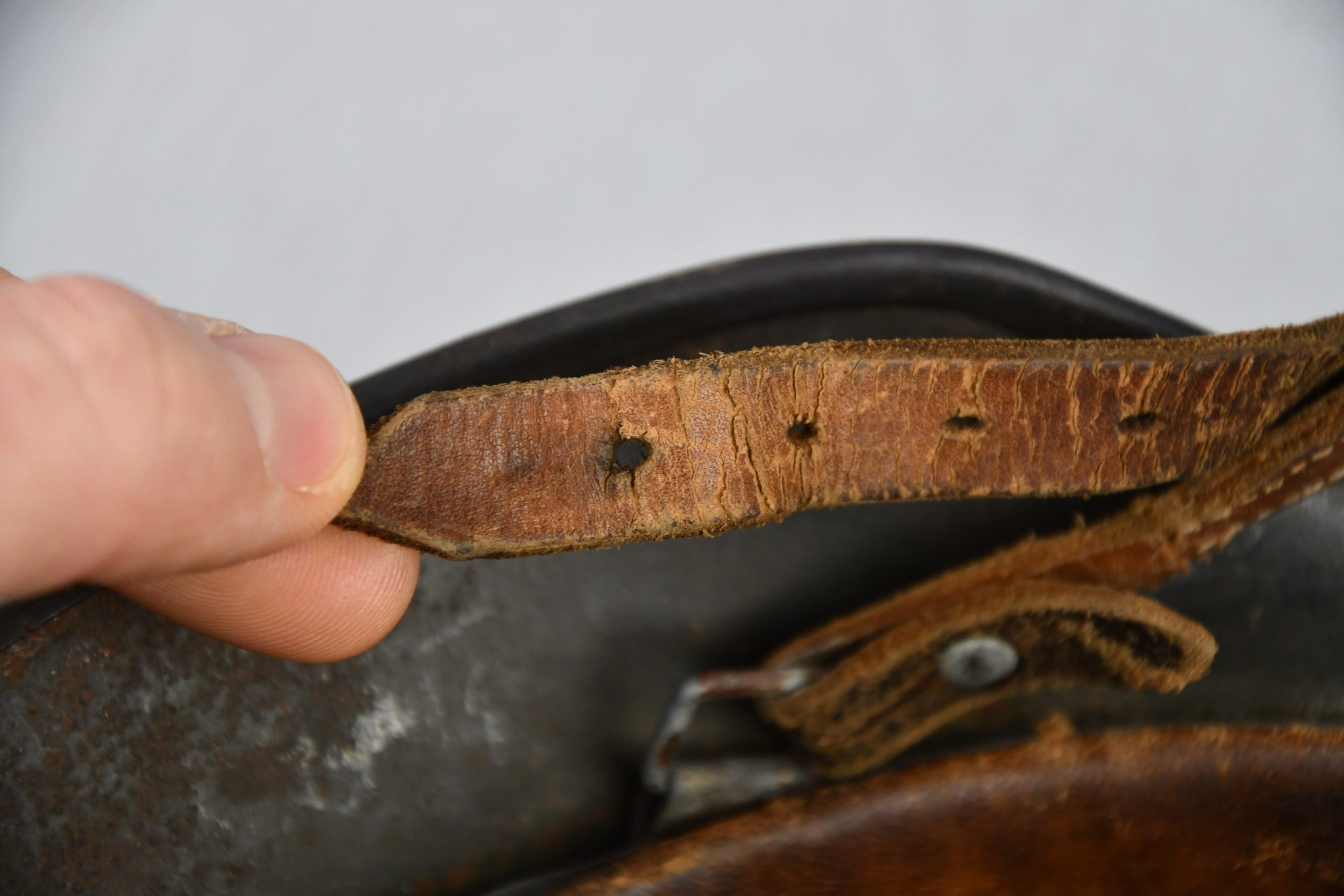 M40 Waffen-SS single decal steel helmet Q64 — image 11