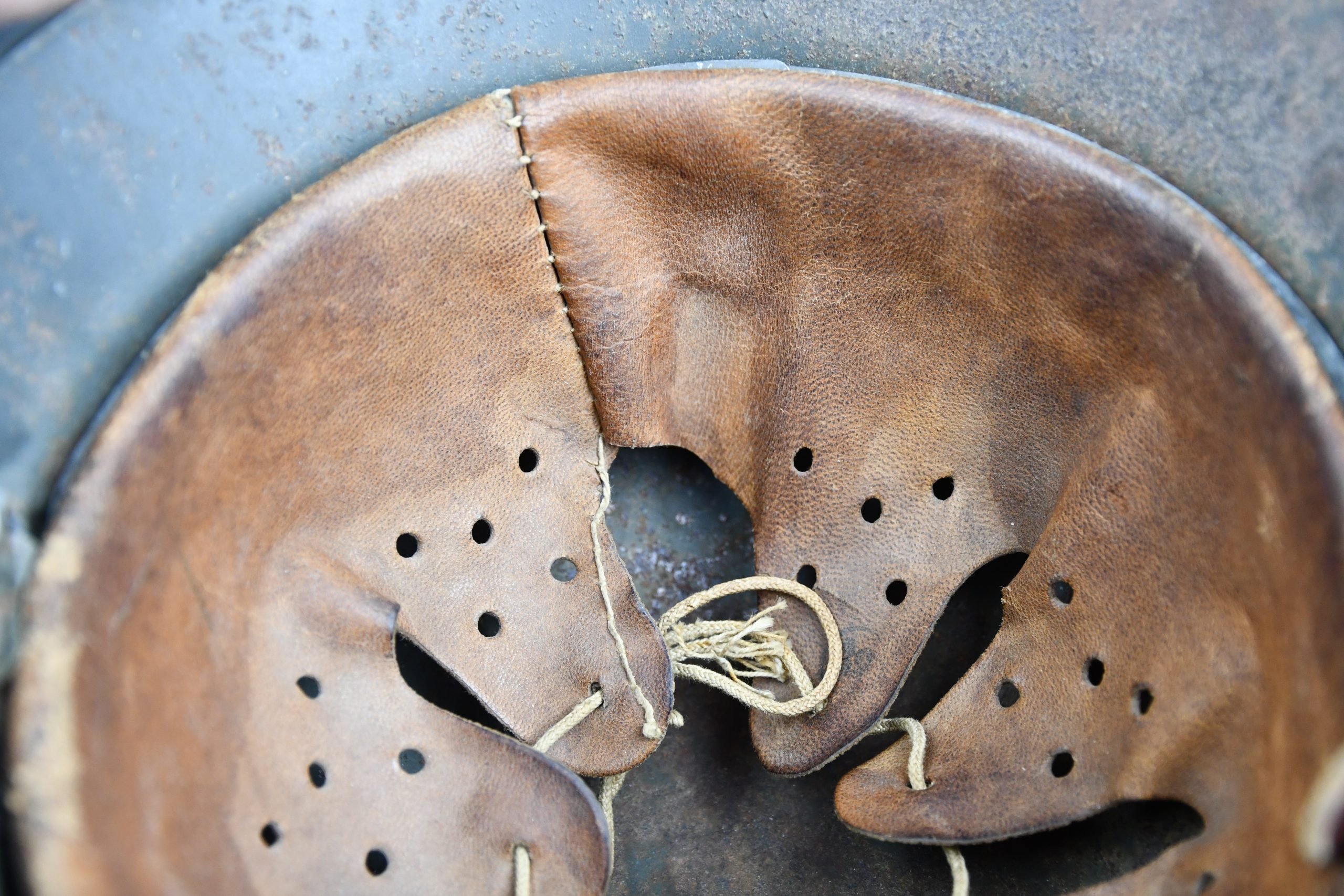 M40 Waffen-SS single decal steel helmet Q64 — image 13