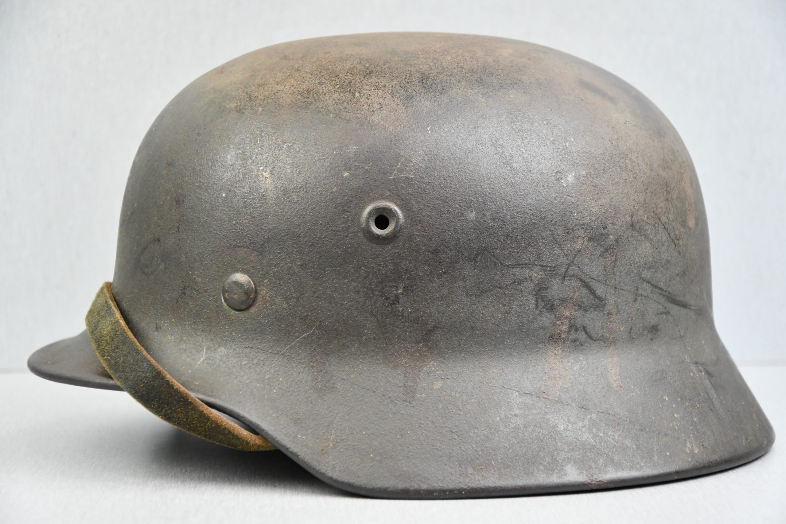 M40 Waffen-SS single decal steel helmet Q64 — image 4