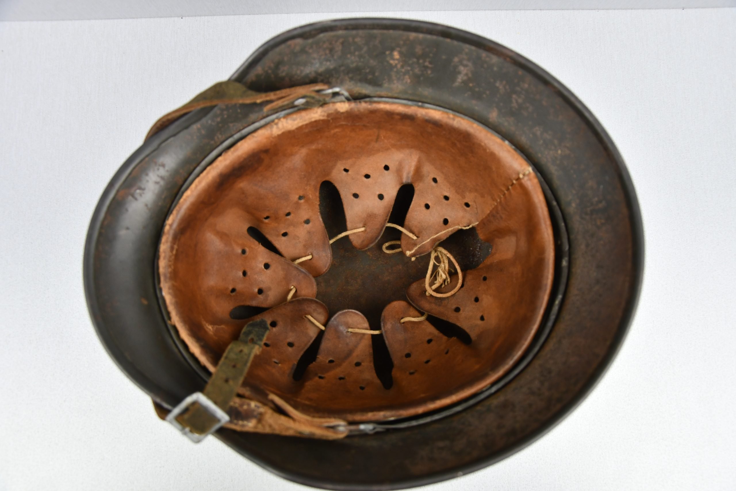 M40 Waffen-SS single decal steel helmet Q64 — image 7