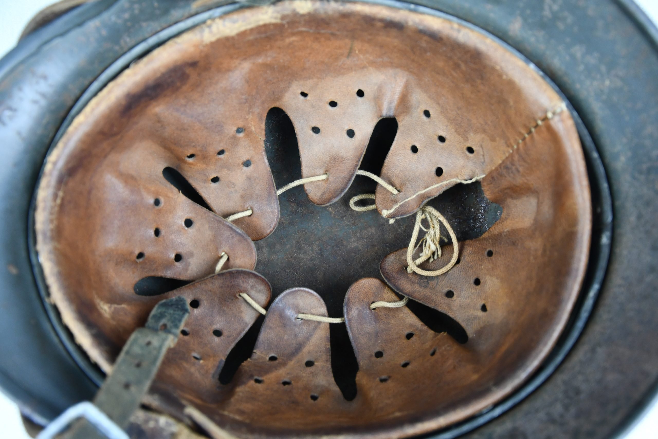 M40 Waffen-SS single decal steel helmet Q64 — image 8