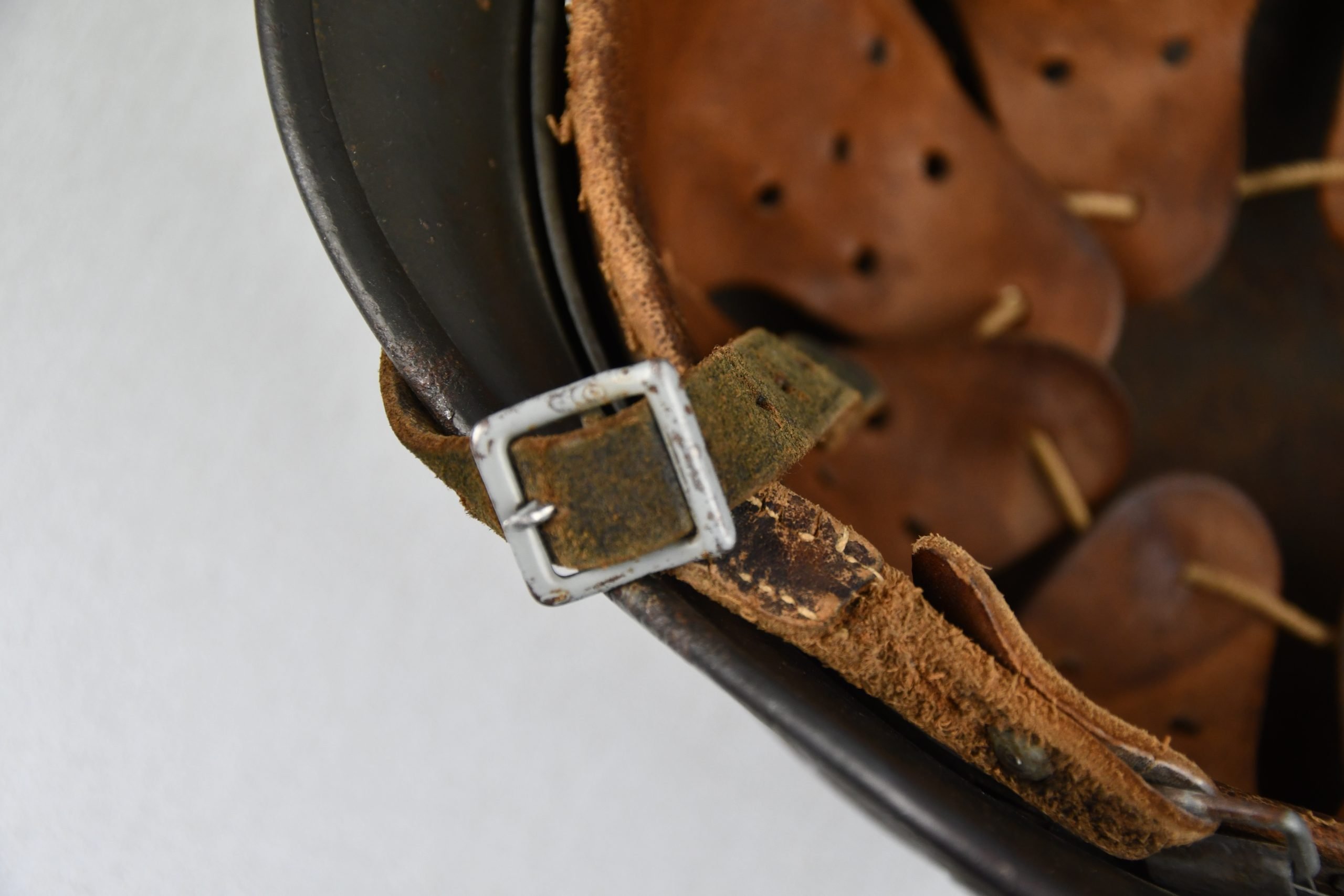 M40 Waffen-SS single decal steel helmet Q64 — image 9