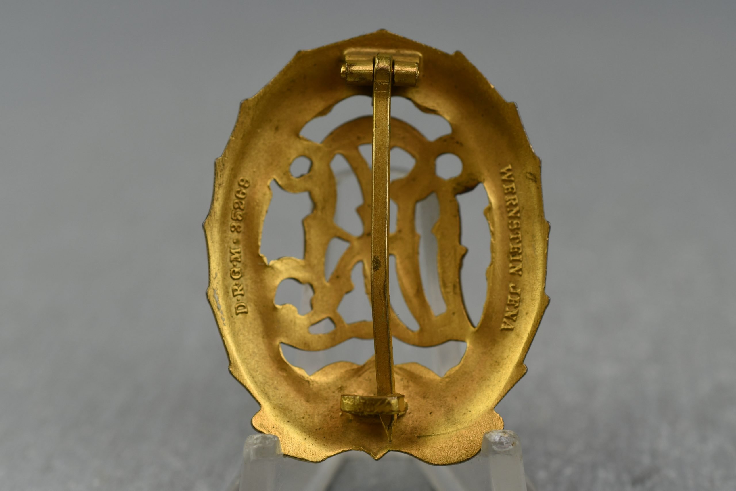 Bronze DRL sport badge by Wernstein Jena — image 2