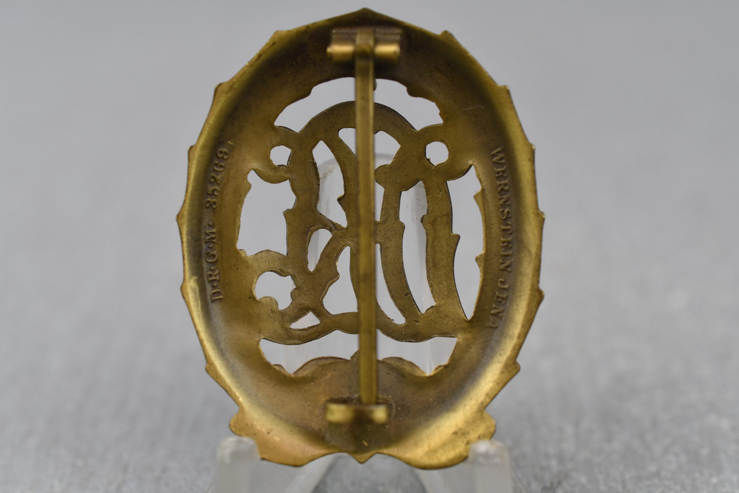 Bronze DRL sport badge by Wernstein Jena — image 2