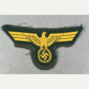 M38 Kriegsmarine coastal artillery 'BeVo' breast eagle 'Cut-Off'