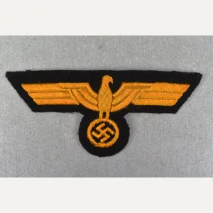 Kriegsmarine thick gold embroidered breast eagle