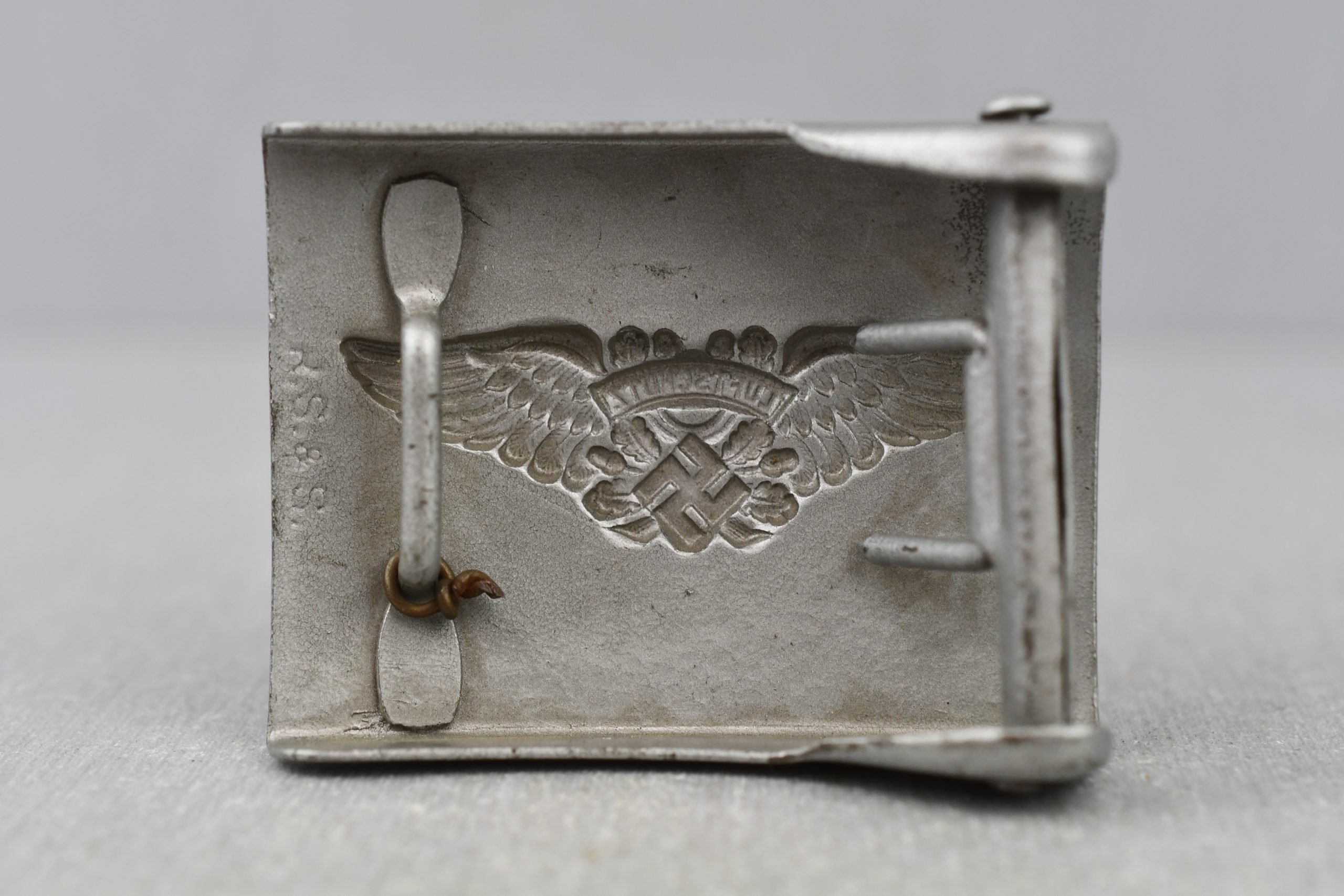 RARE Luftschutz steel belt buckle by R.S.&S. — image 2