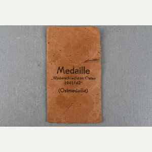 Eastern Front Medal 'Ostmedaille' award envelope by Friedrich Keller