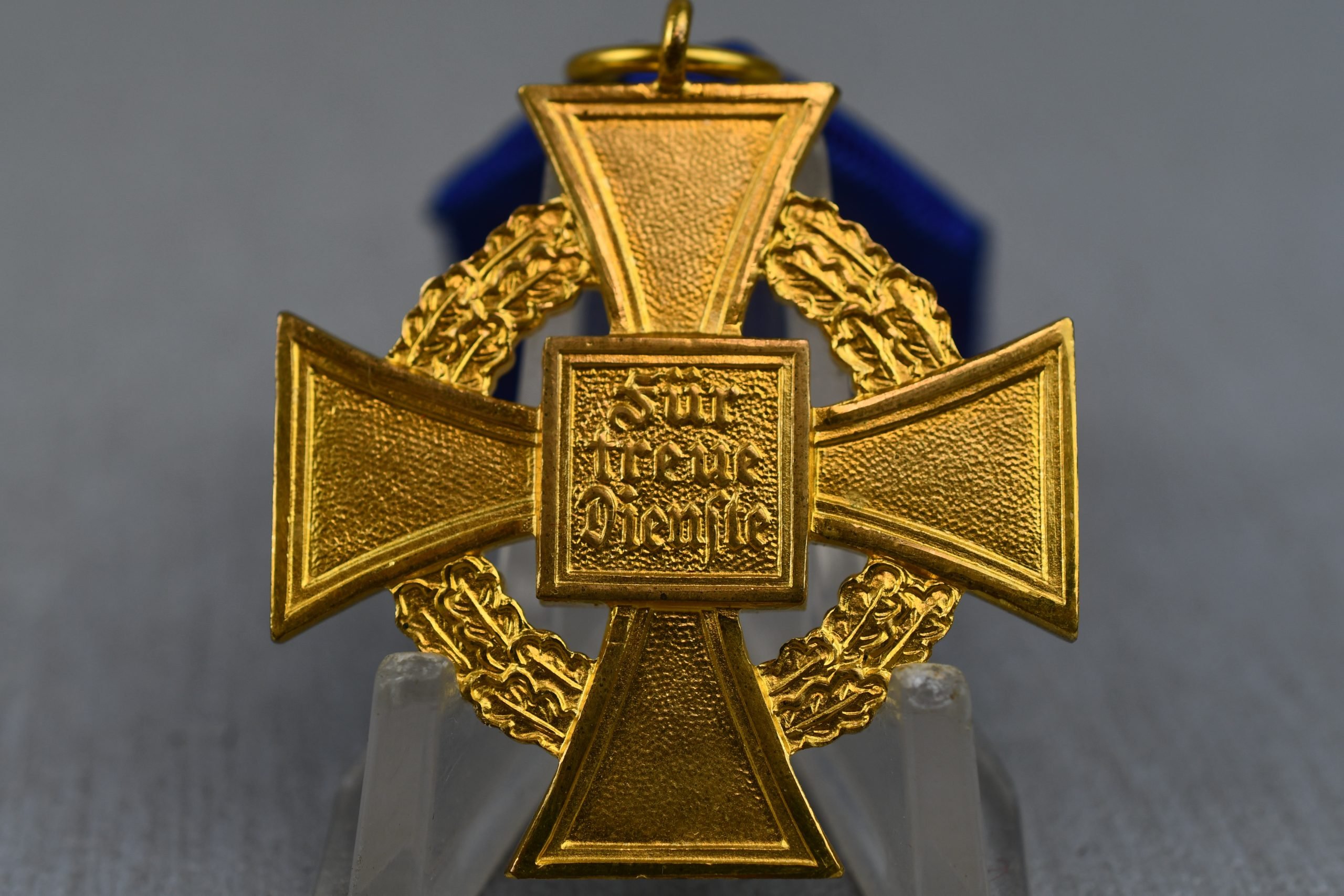 German gold 40 years faithful service medal in box — image 3