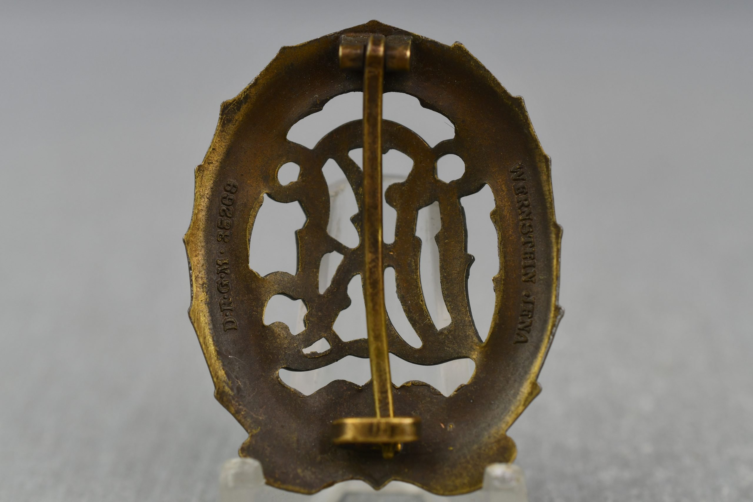 Bronze DRL sport badge by Wernstein Jena — image 2