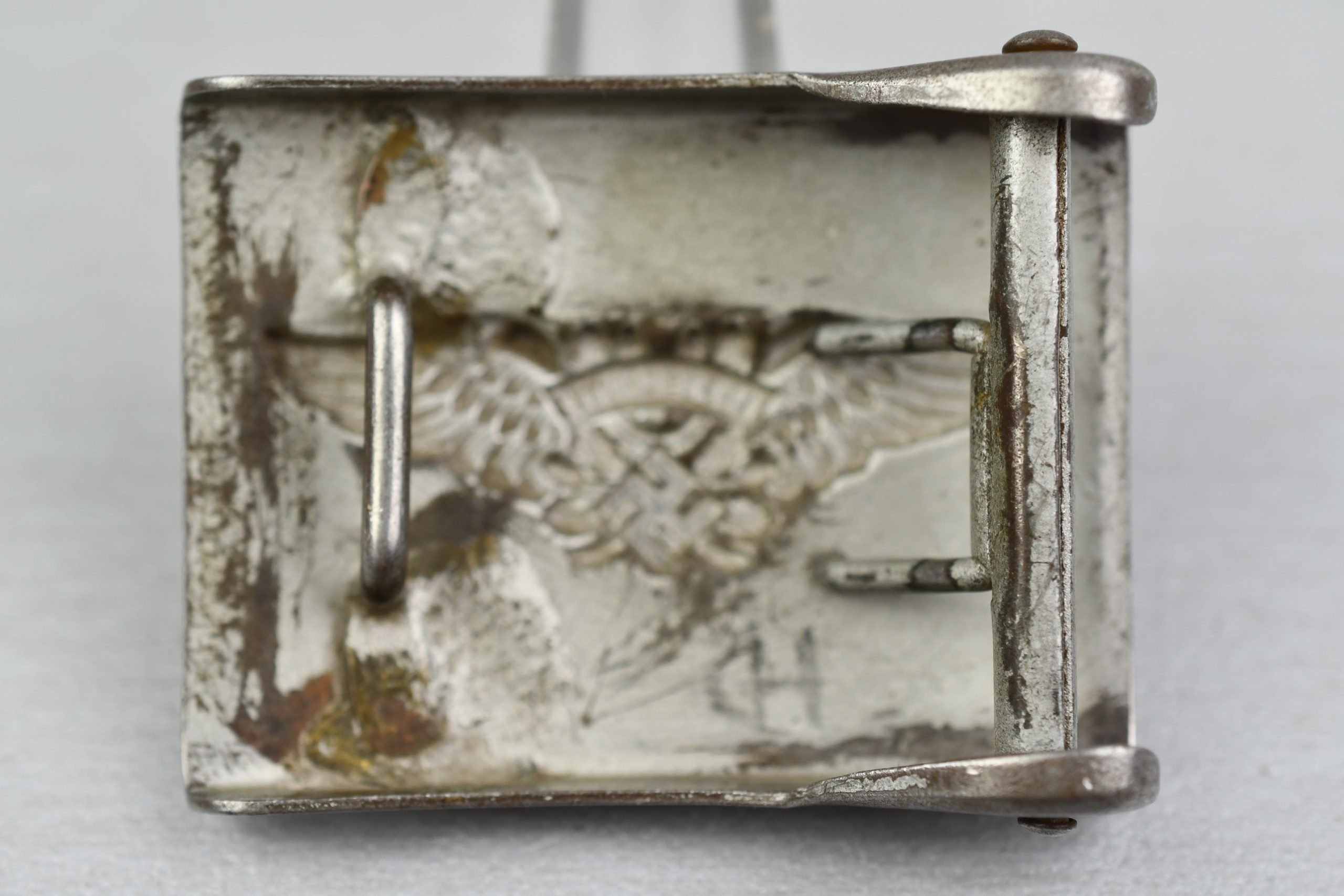 RARE Luftschutz steel belt buckle by R.S.&S. — image 2
