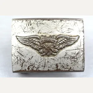 RARE Luftschutz steel belt buckle by R.S.&S.