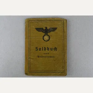 Wehrmacht Soldbuch from Luftwaffe Pilot who got transfered to Luftwaffe …