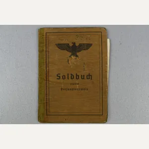 Army (Heer) Solbuch Oberschütze Artur Ziehel