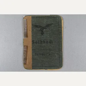 Luftwaffe Soldbuch Stabsgefreiter Herbert Kuhlfels, Flak Badge, Ground Assault Badge, …