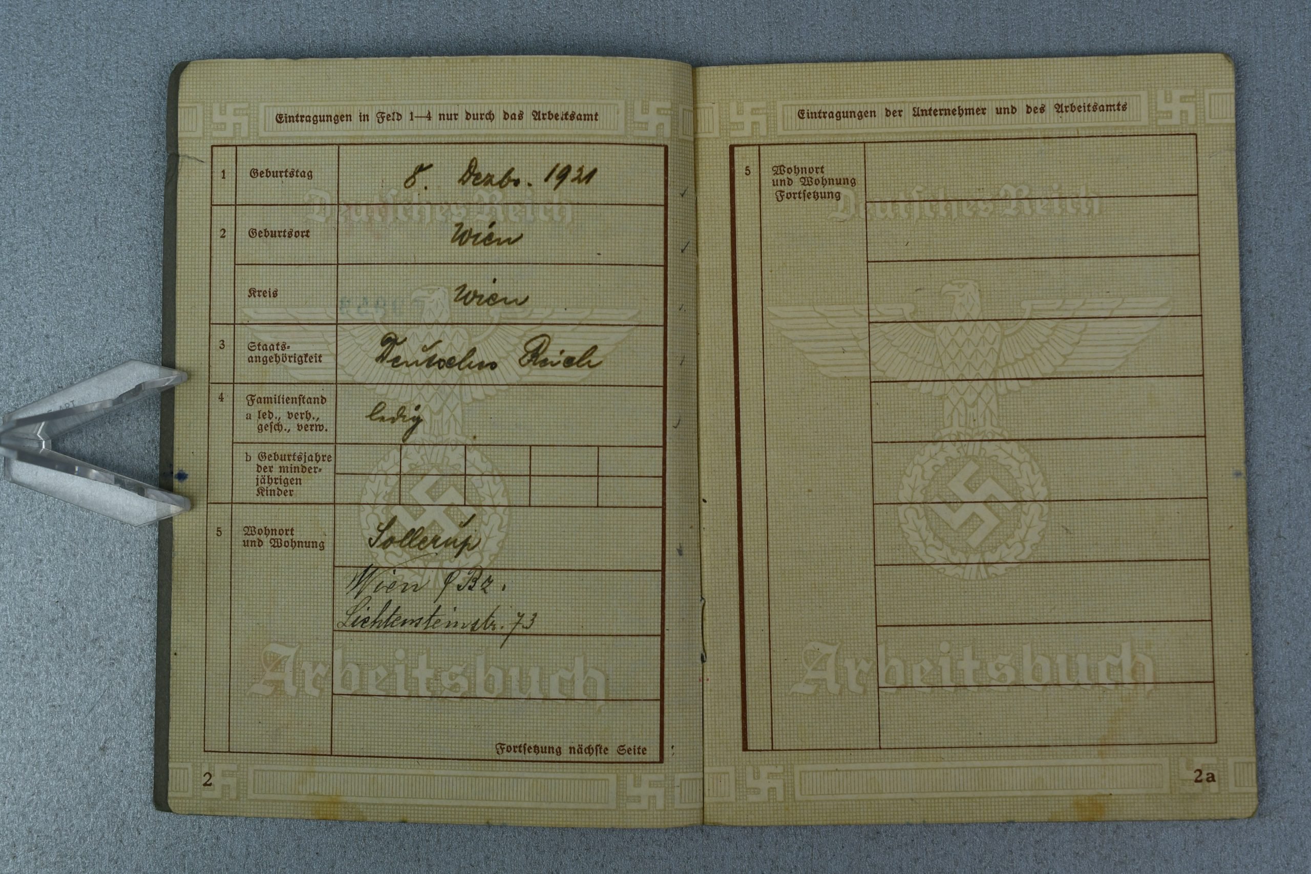 German workers booklet 'Arbeitsbuch' Erma Müller — image 3