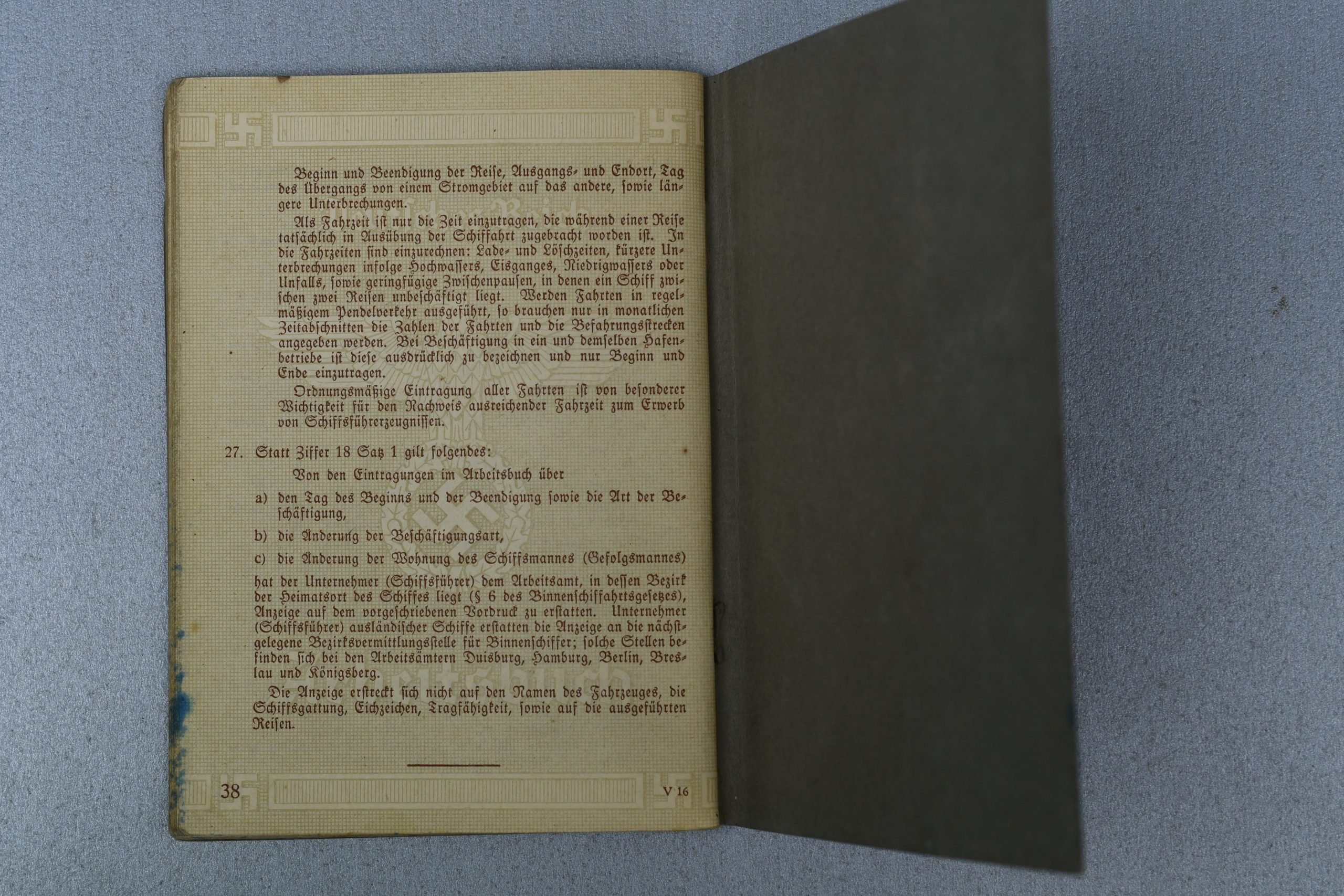 German workers booklet 'Arbeitsbuch' Erma Müller — image 7