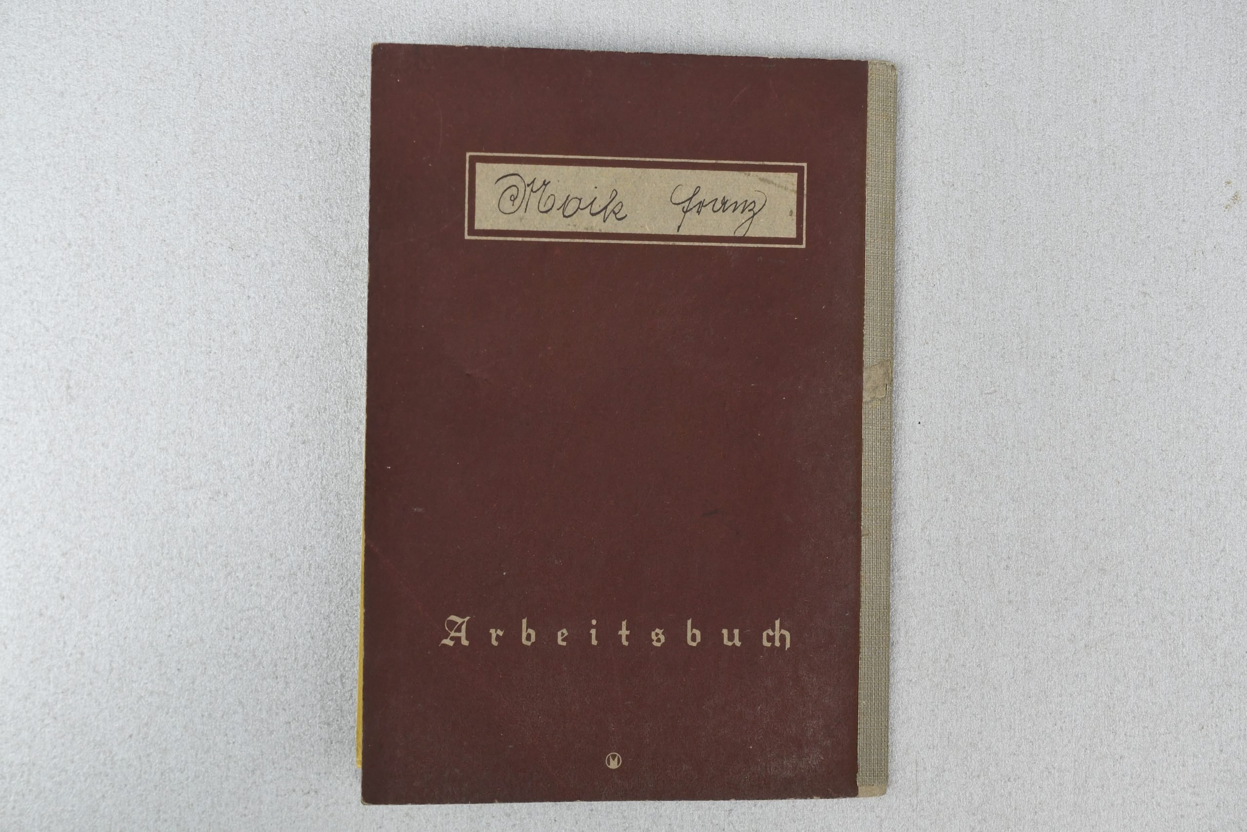 German workers booklet 'Arbeitsbuch' Franz Maik, self-employed farmer — image 7