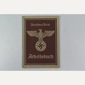 German workers booklet 'Arbeitsbuch' Franz Maik, self-employed farmer