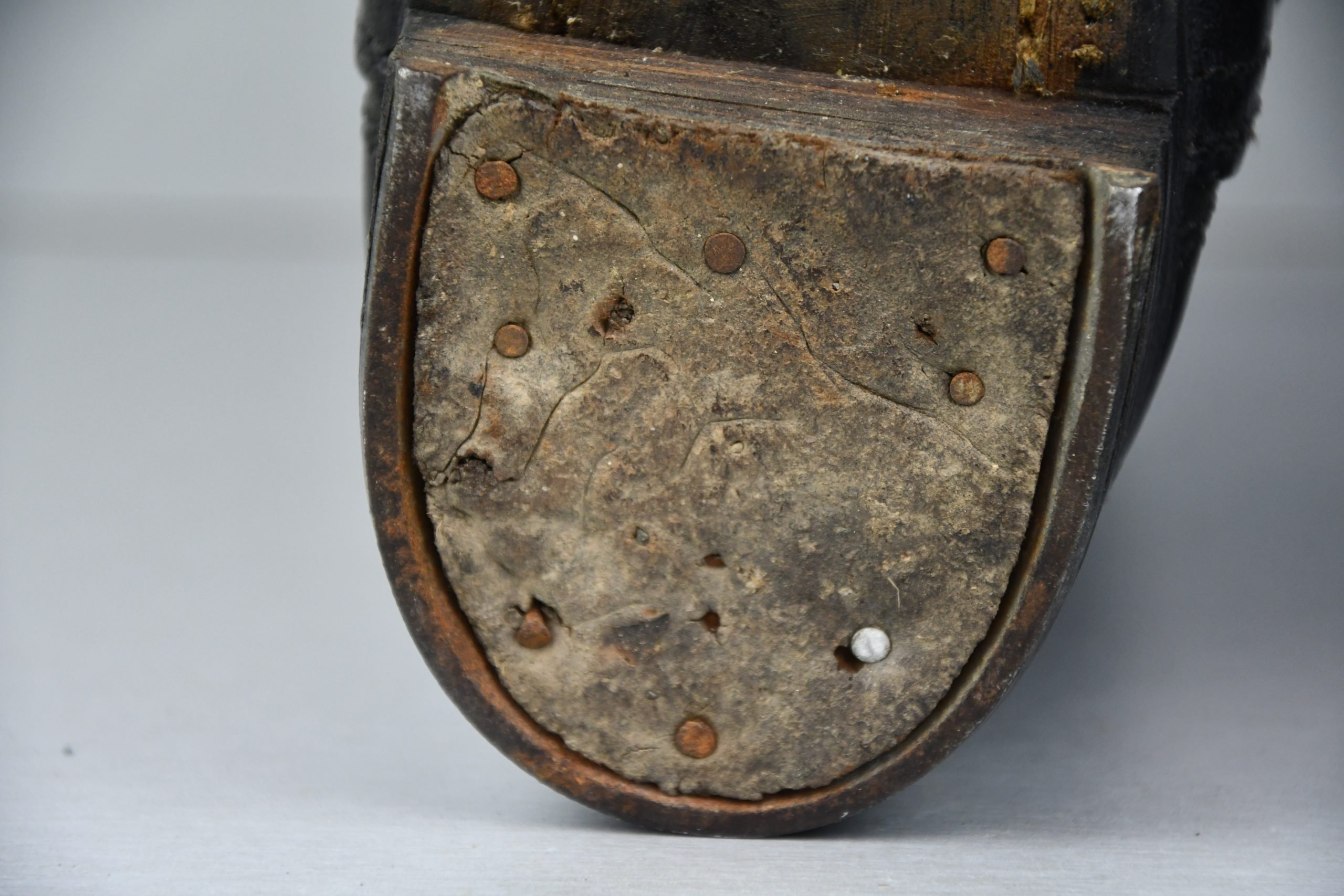 Wehrmacht – SS enlisted men low leather boots with hob nails 1942 — image 8