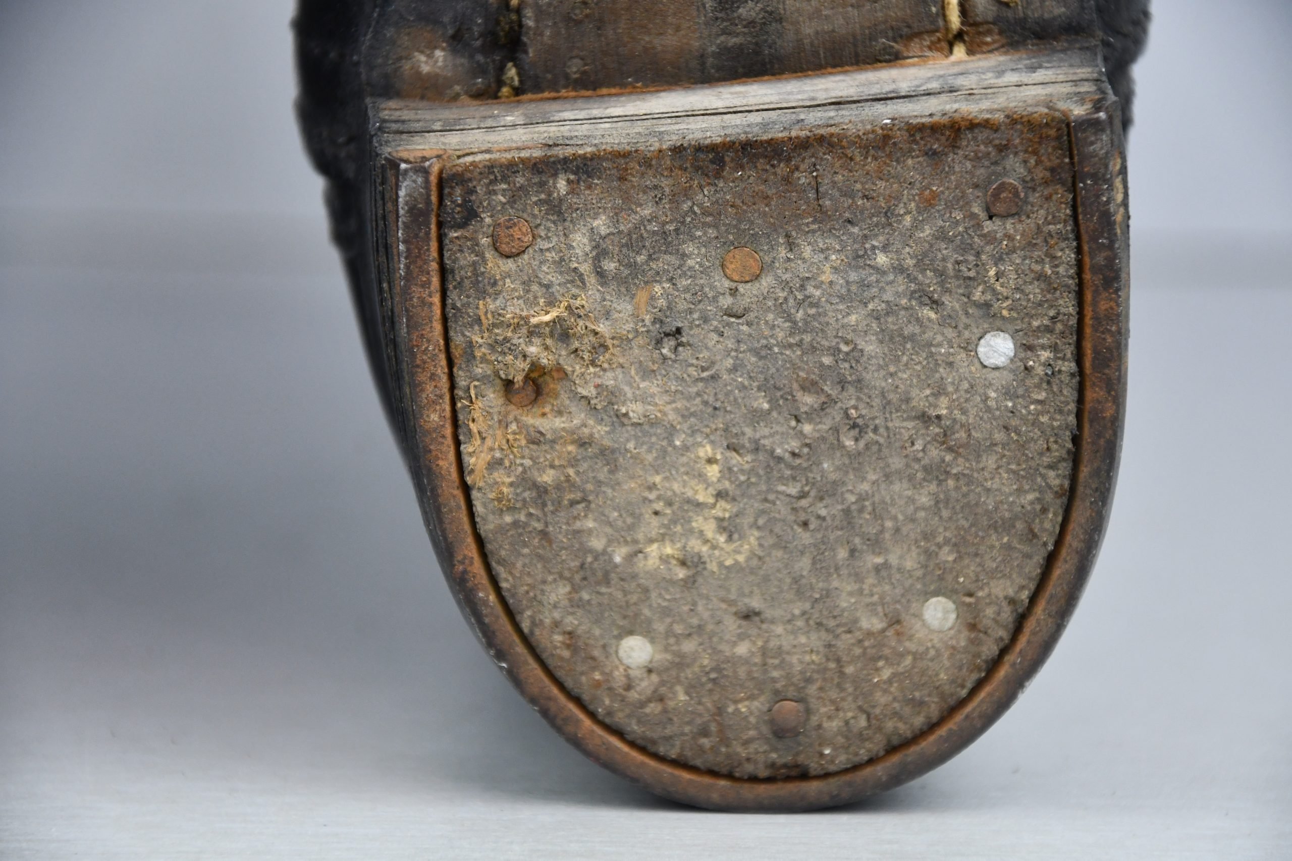 Wehrmacht – SS enlisted men low leather boots with hob nails 1942 — image 9