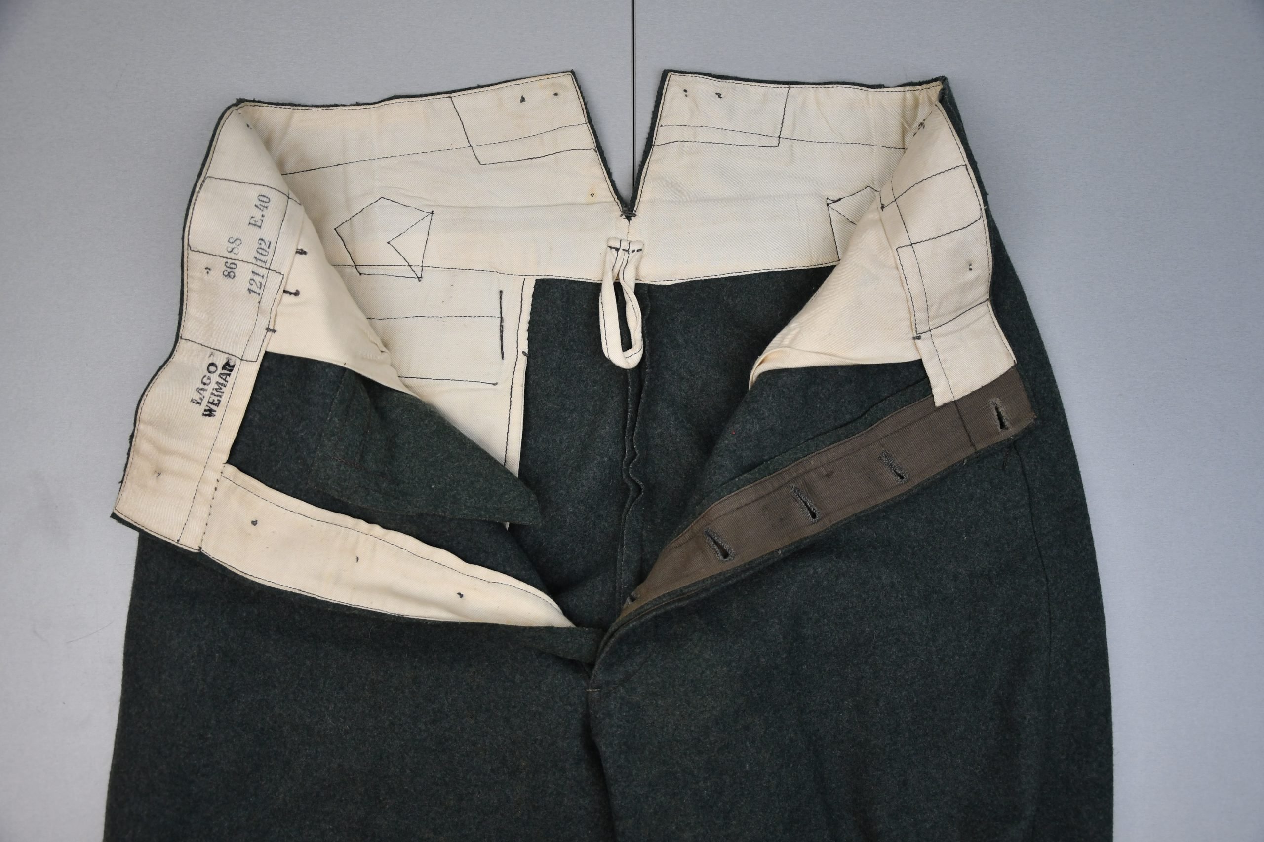 M40 Army (Heer) – Waffen-SS trousers by Lago Wien 1940 — image 6