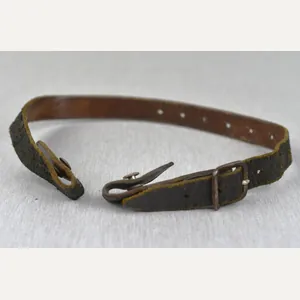 German helmet chin strap with RBNr.