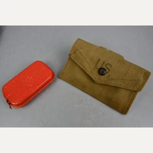 US WW2 M1942 British Made First Aid Pouch 1944