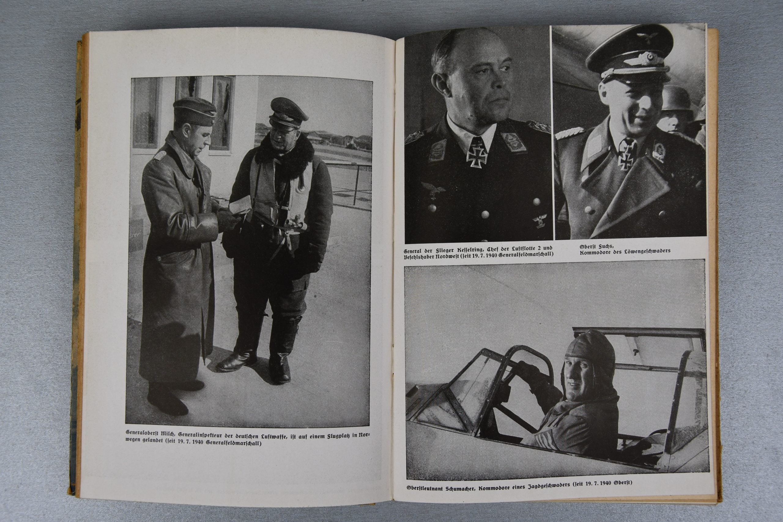 Hardcover book Wir fliegen gegen England by Hermann Kohl — image 3