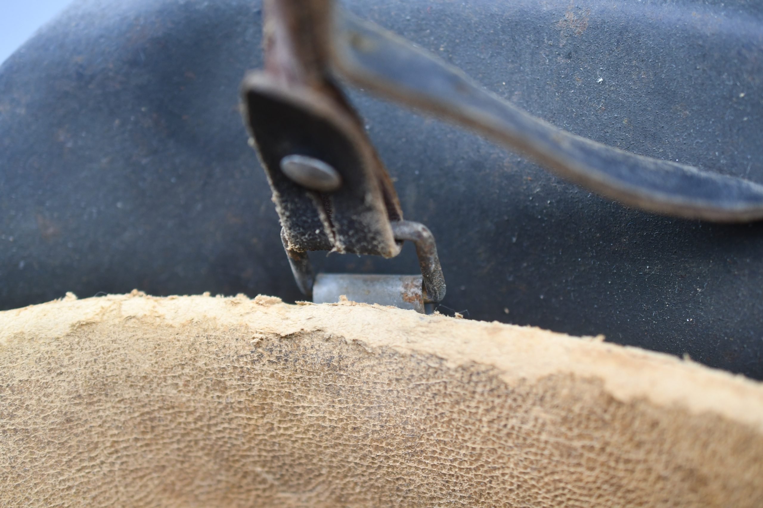 M42 Wehrmacht – SS no decal steel helmet ckl64 — image 12