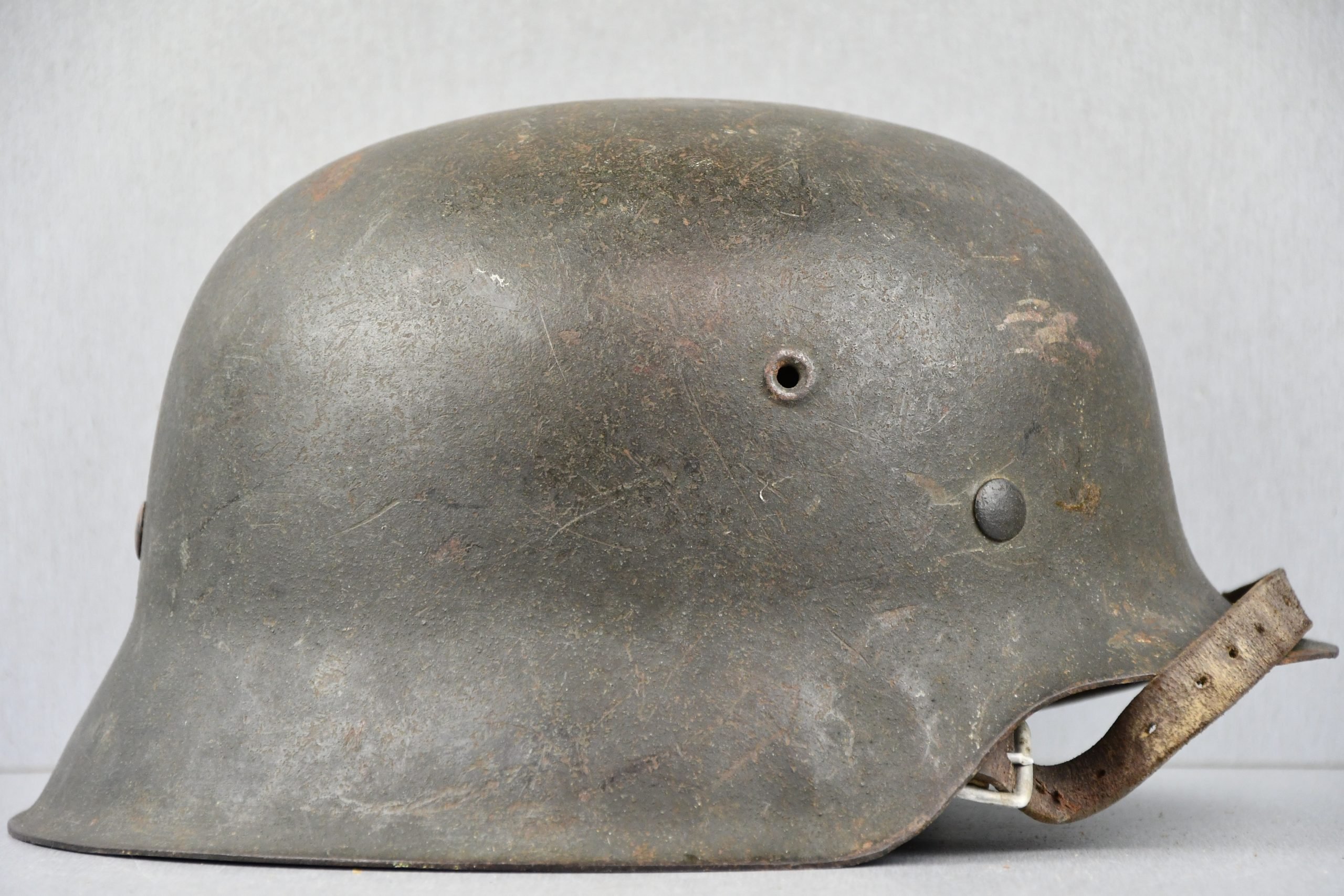 M42 Wehrmacht – SS no decal steel helmet ckl64 — image 3