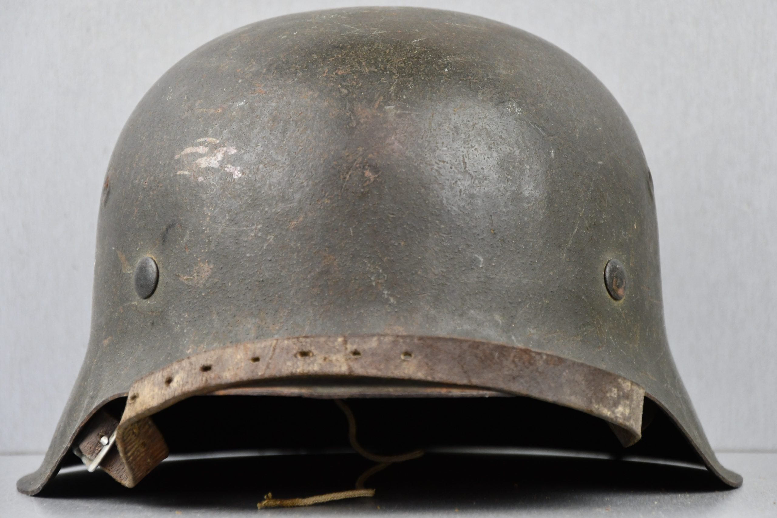 M42 Wehrmacht – SS no decal steel helmet ckl64 — image 4