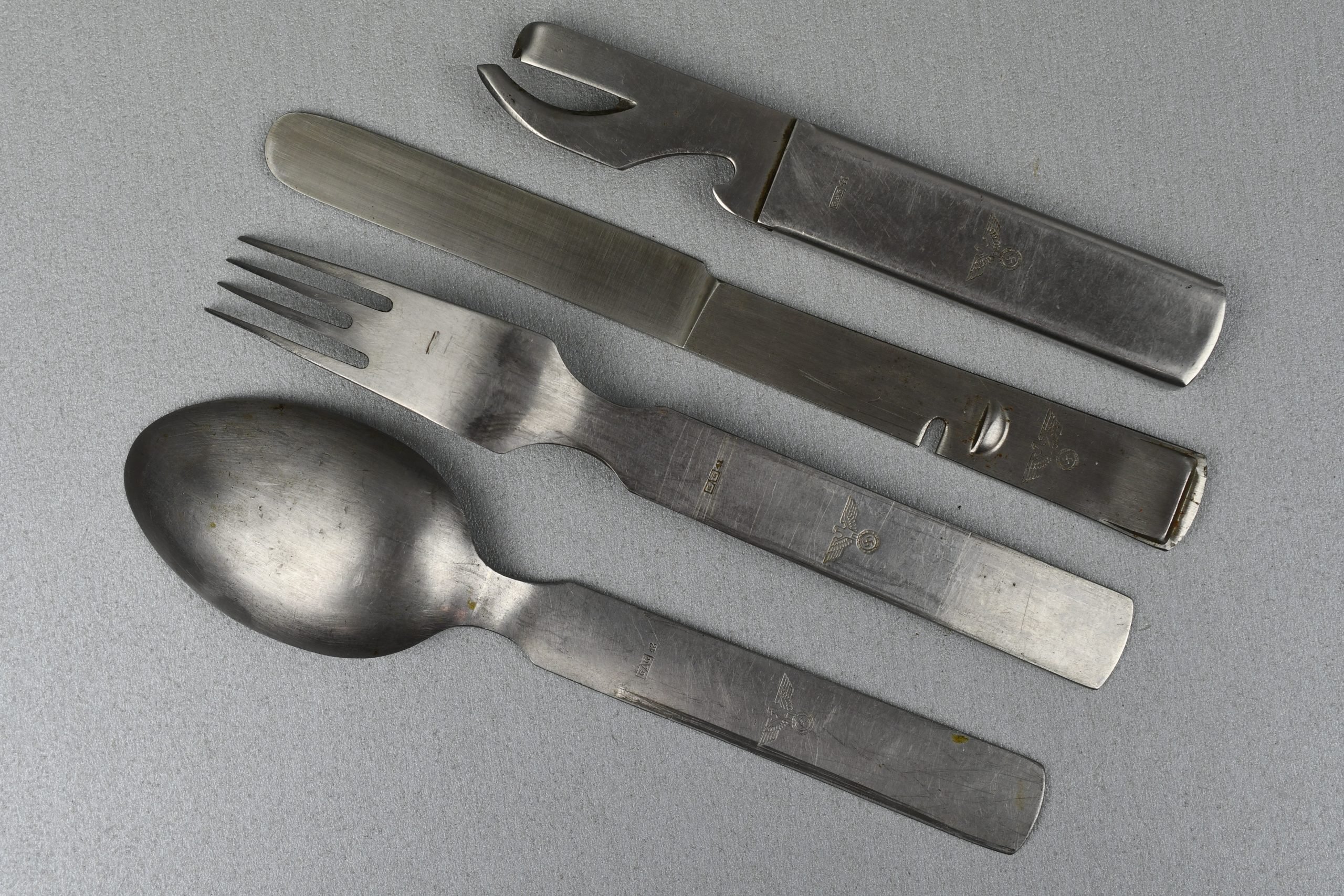 Wehrmacht field cutlery 'Feldbesteck' set by GAG 1941/42 — image 3