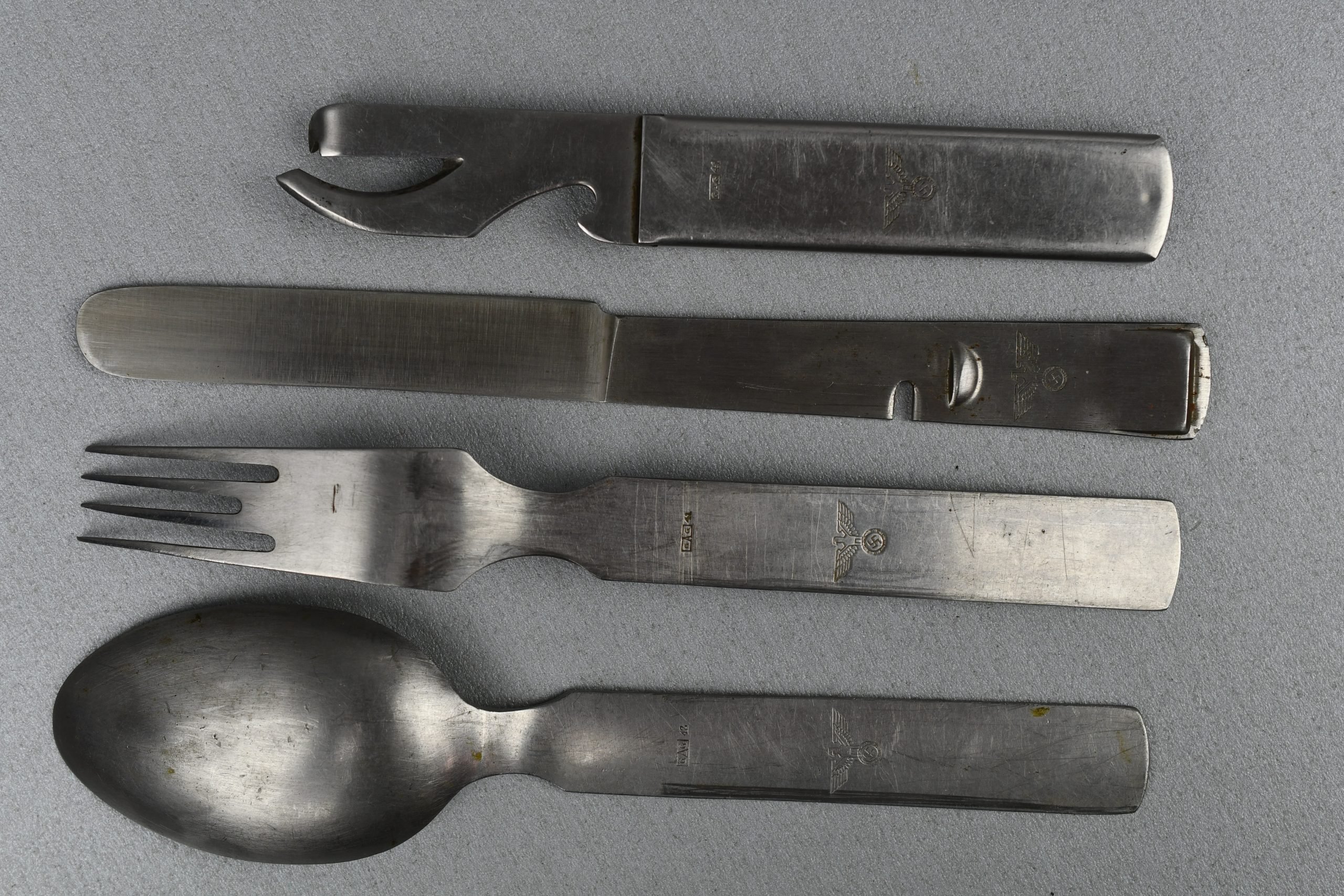 Wehrmacht field cutlery 'Feldbesteck' set by GAG 1941/42 — image 4