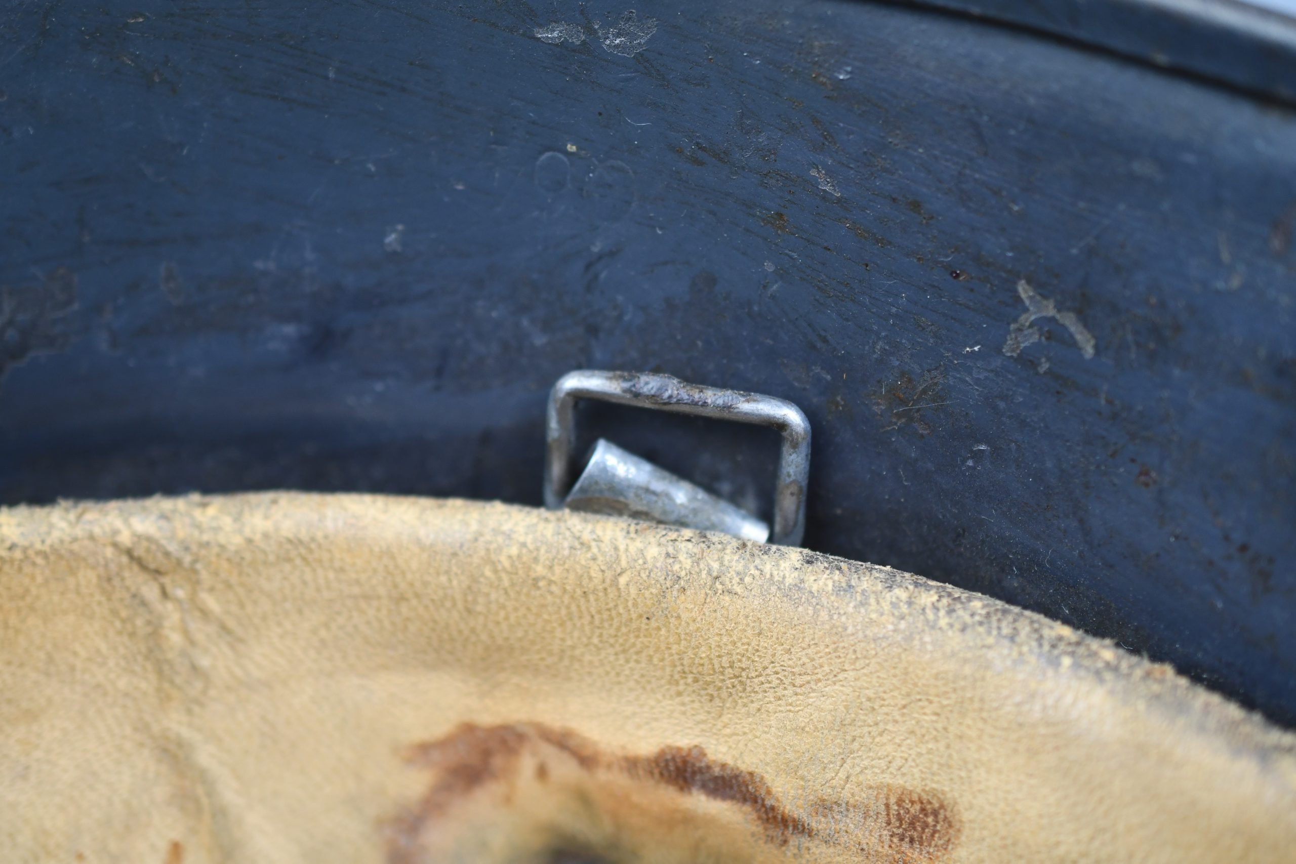 M40 Luftwaffe single decal ex-white wash steel helmet Q64 — image 12