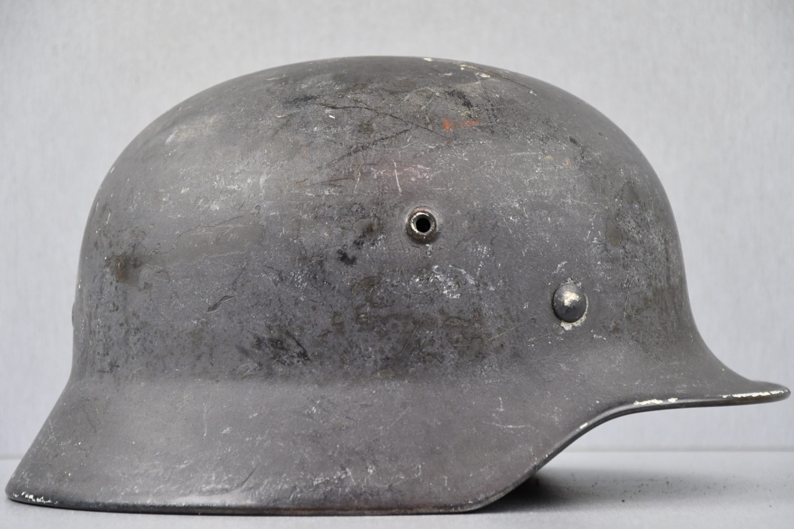 M40 Luftwaffe single decal ex-white wash steel helmet Q64 — image 3