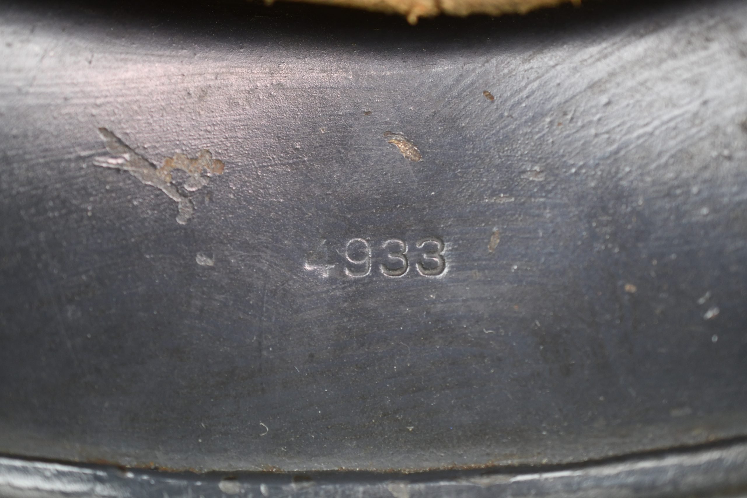 M40 Luftwaffe single decal ex-white wash steel helmet Q64 — image 8