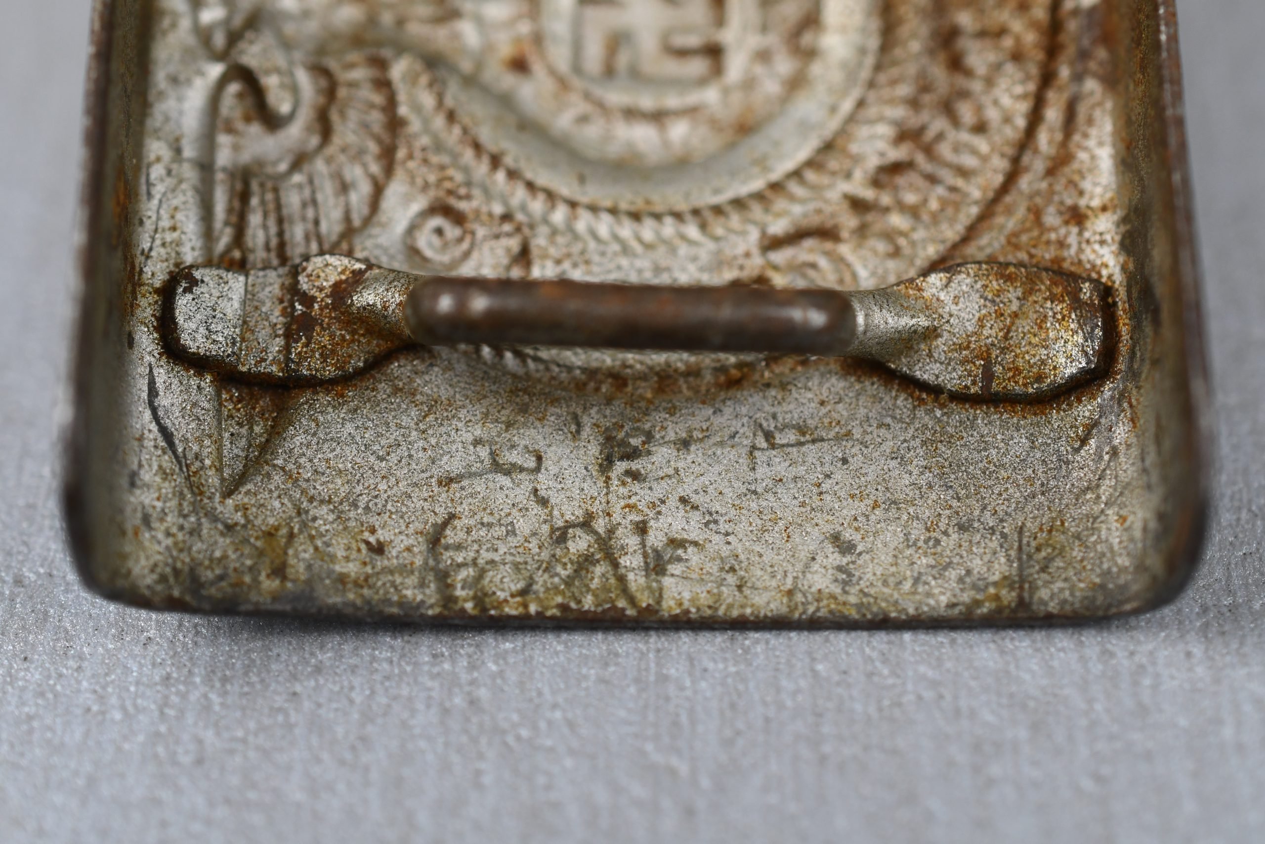 Waffen-SS steel belt buckle by Overhoff & Cie. — image 3