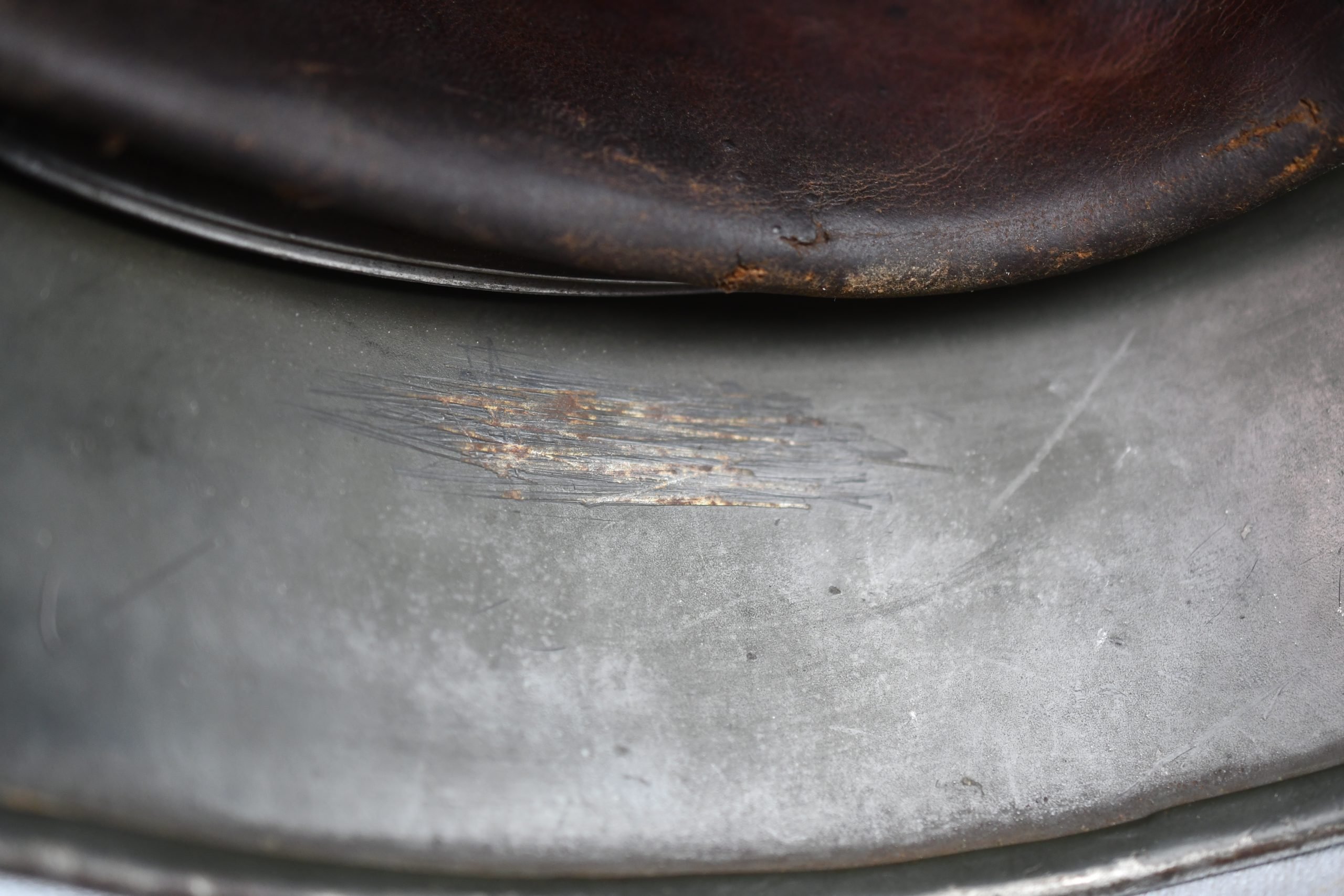 M35 Polizei double decal steel helmet NS66 1938 — image 12