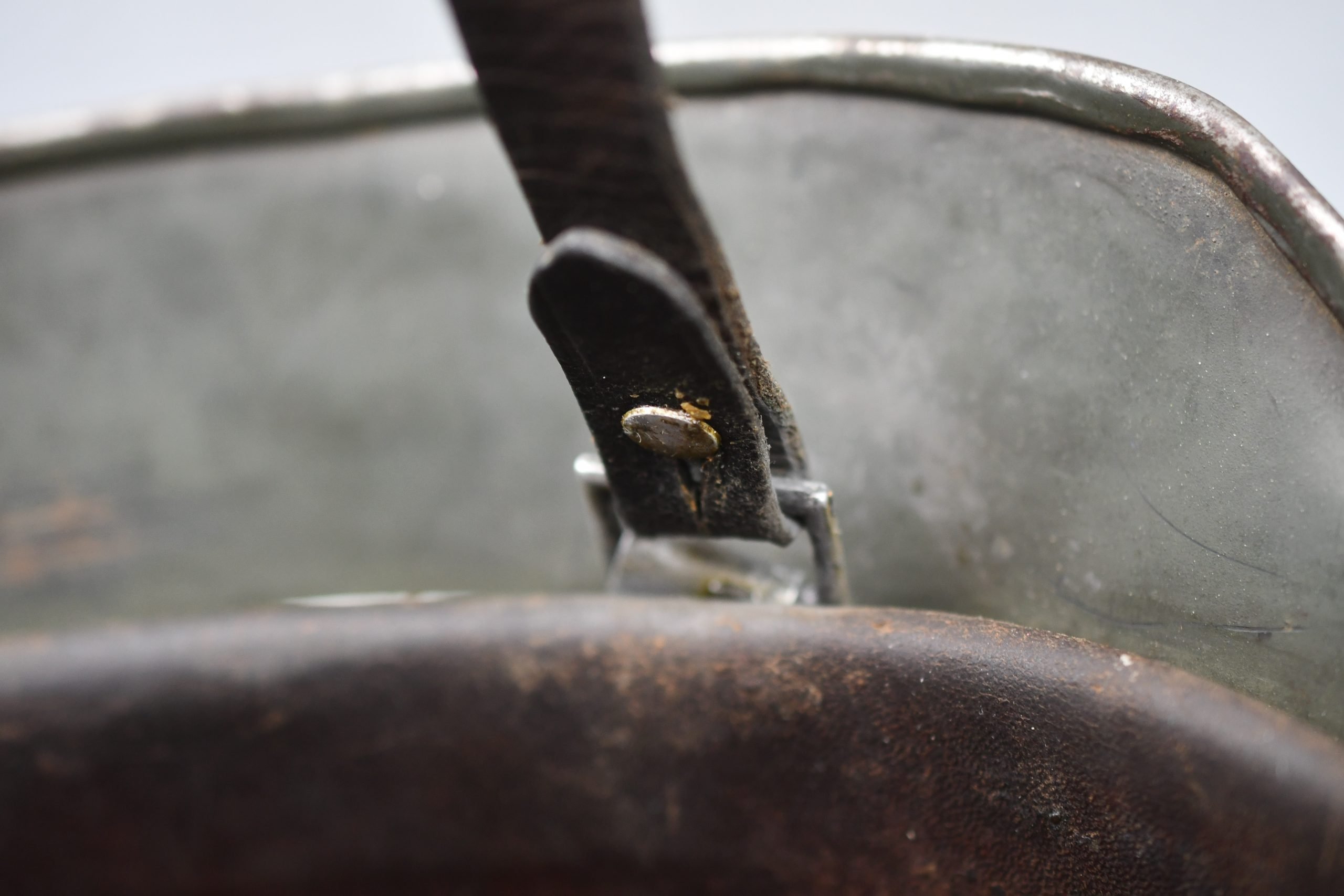 M35 Polizei double decal steel helmet NS66 1938 — image 15