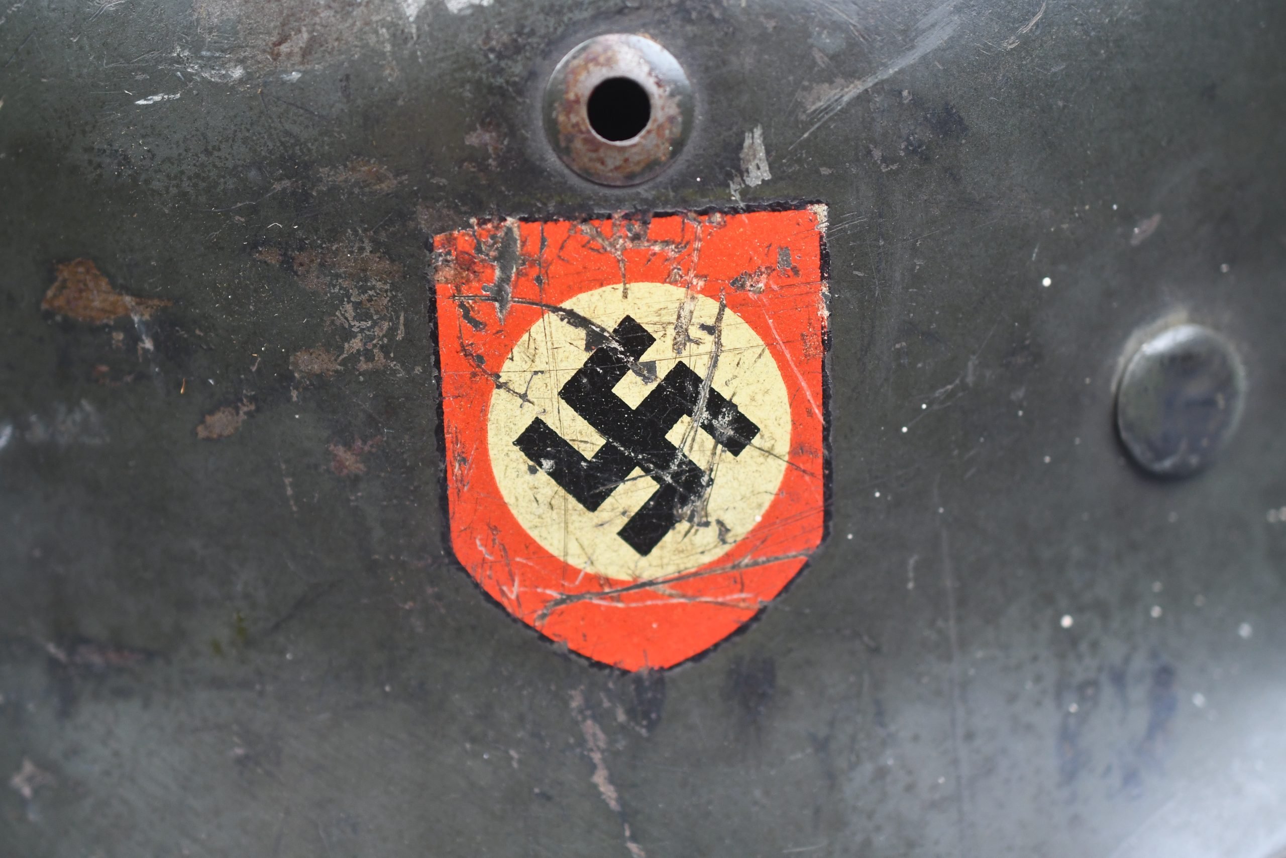 M35 Polizei double decal steel helmet NS66 1938 — image 9