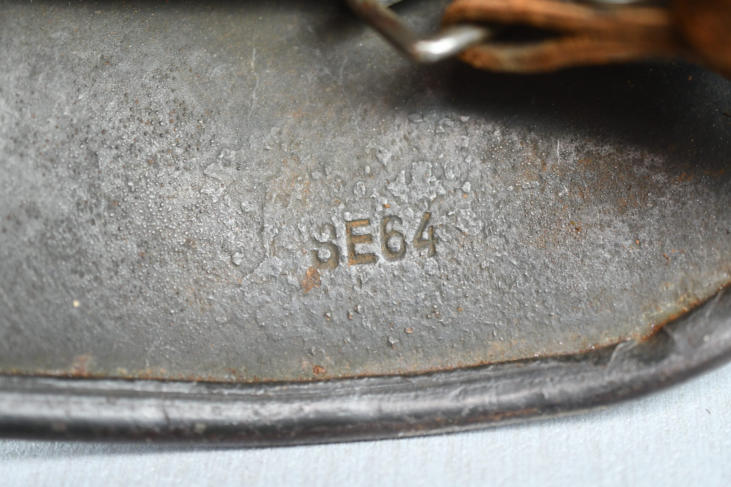 M40 Polizei double decal steel helmet SE64 — image 11