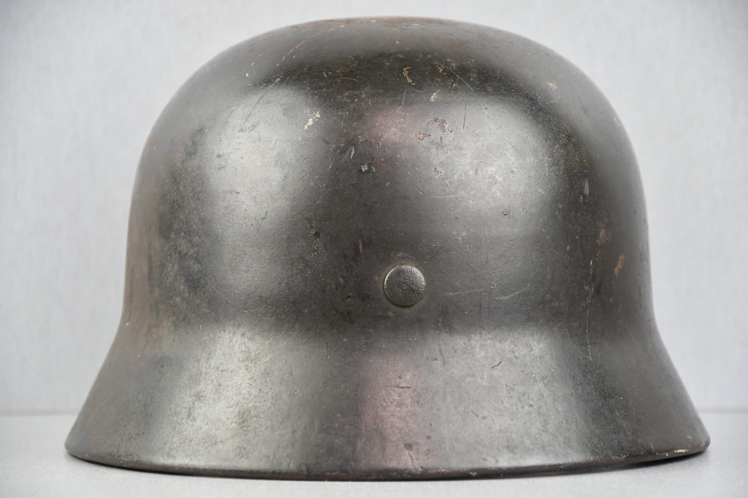 M40 Polizei double decal steel helmet SE64 — image 3