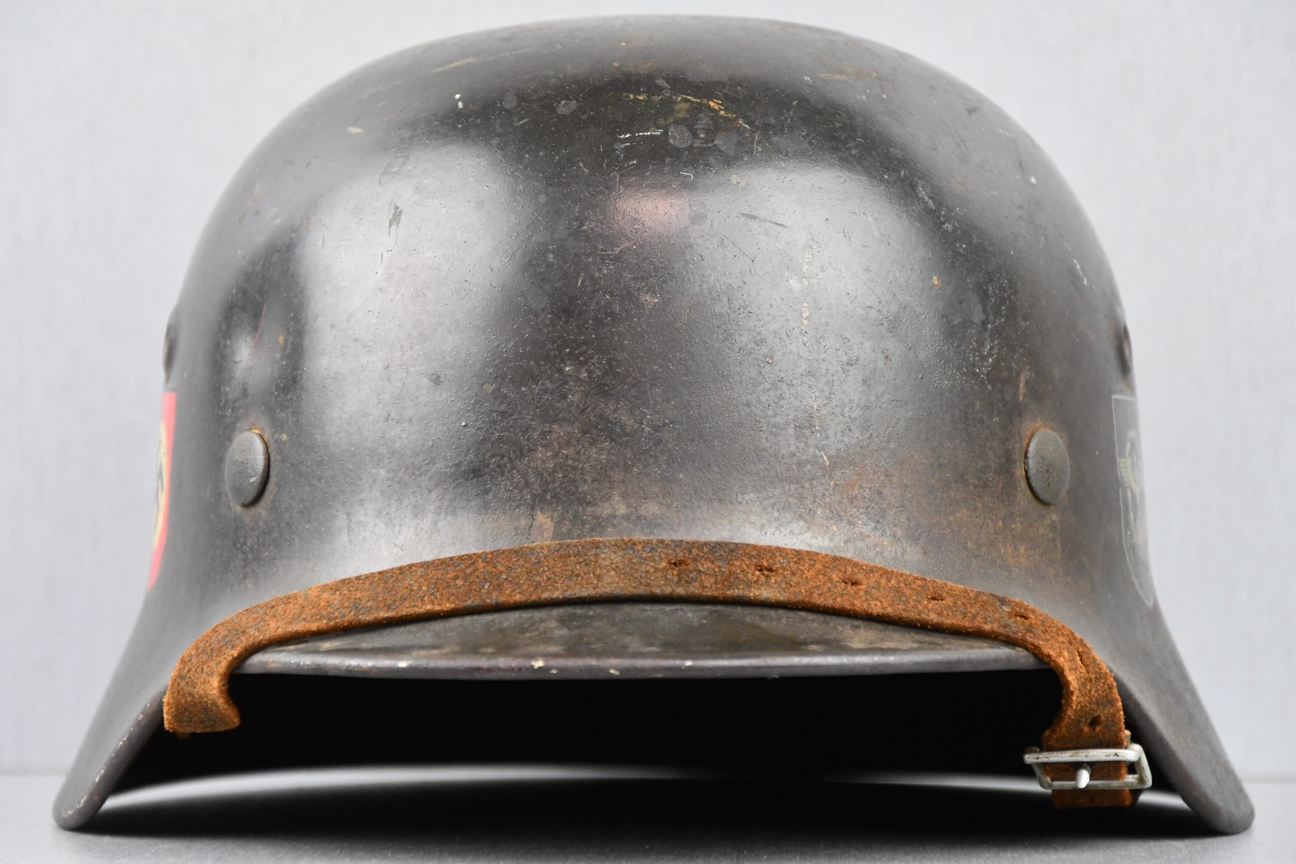 M40 Polizei double decal steel helmet SE64 — image 5