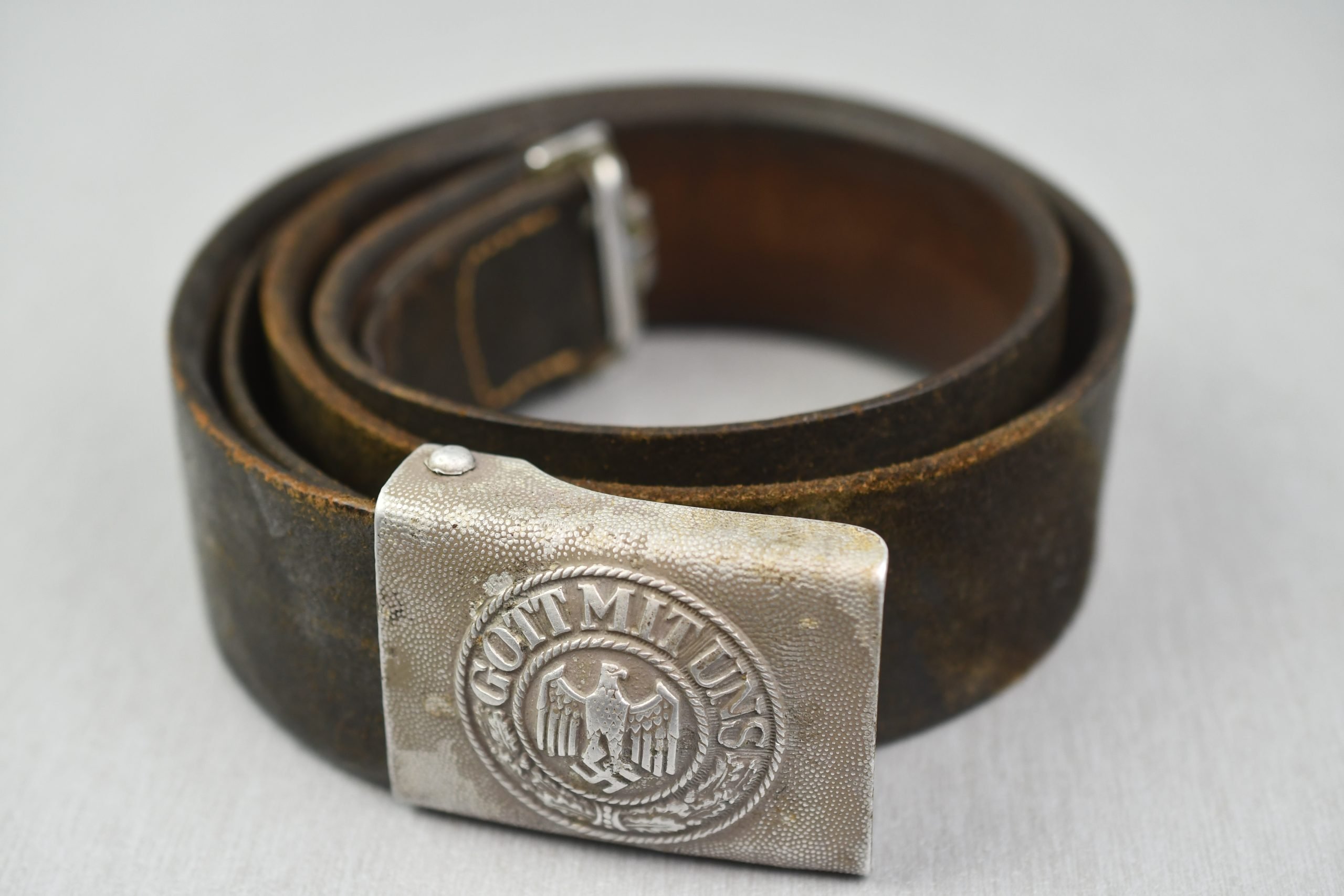 Army (Heer) belt with aluminum belt buckle ca. 1938 — image 2