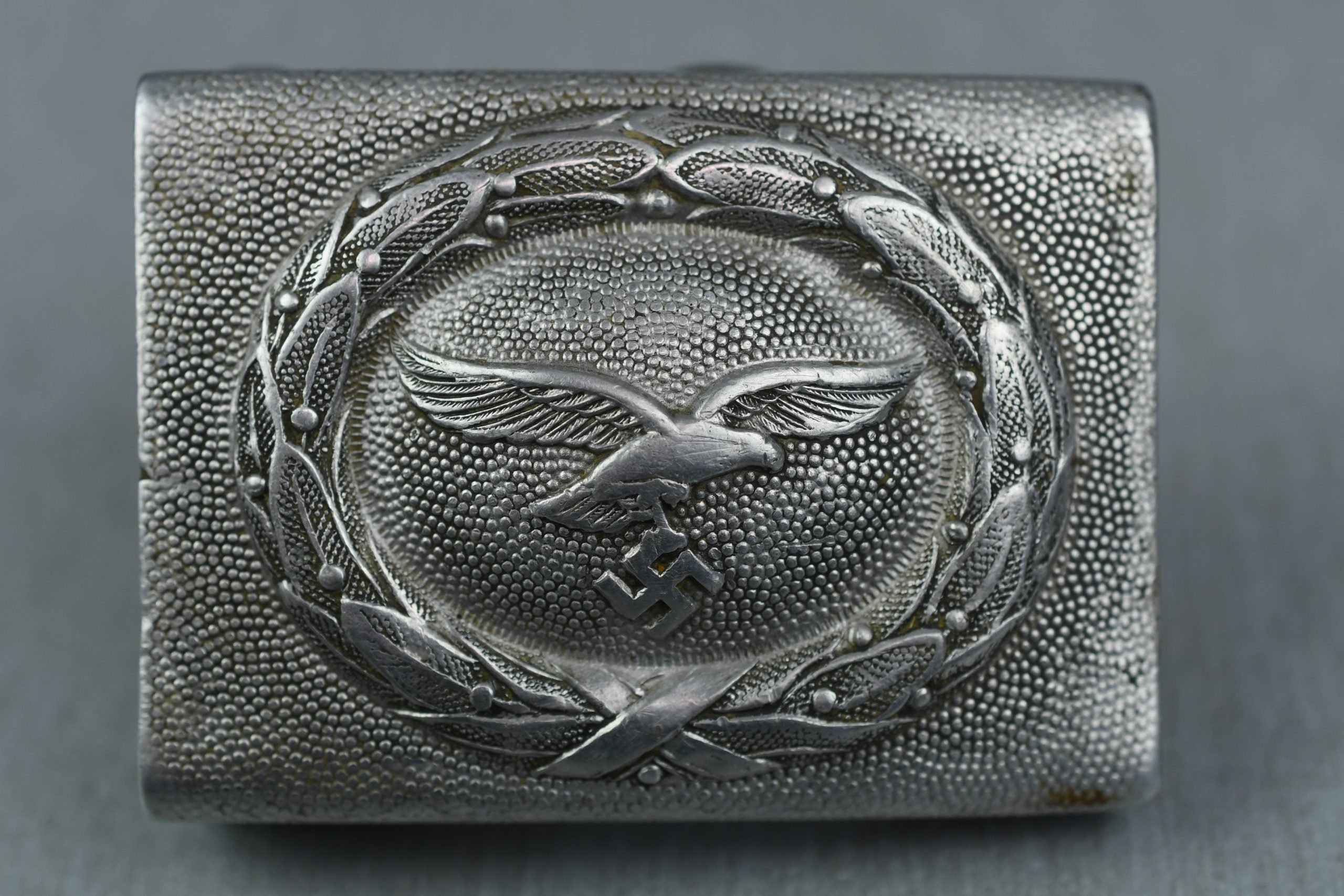 Luftwaffe belt with aluminum belt buckle by Dr. Franke & Co — image 5