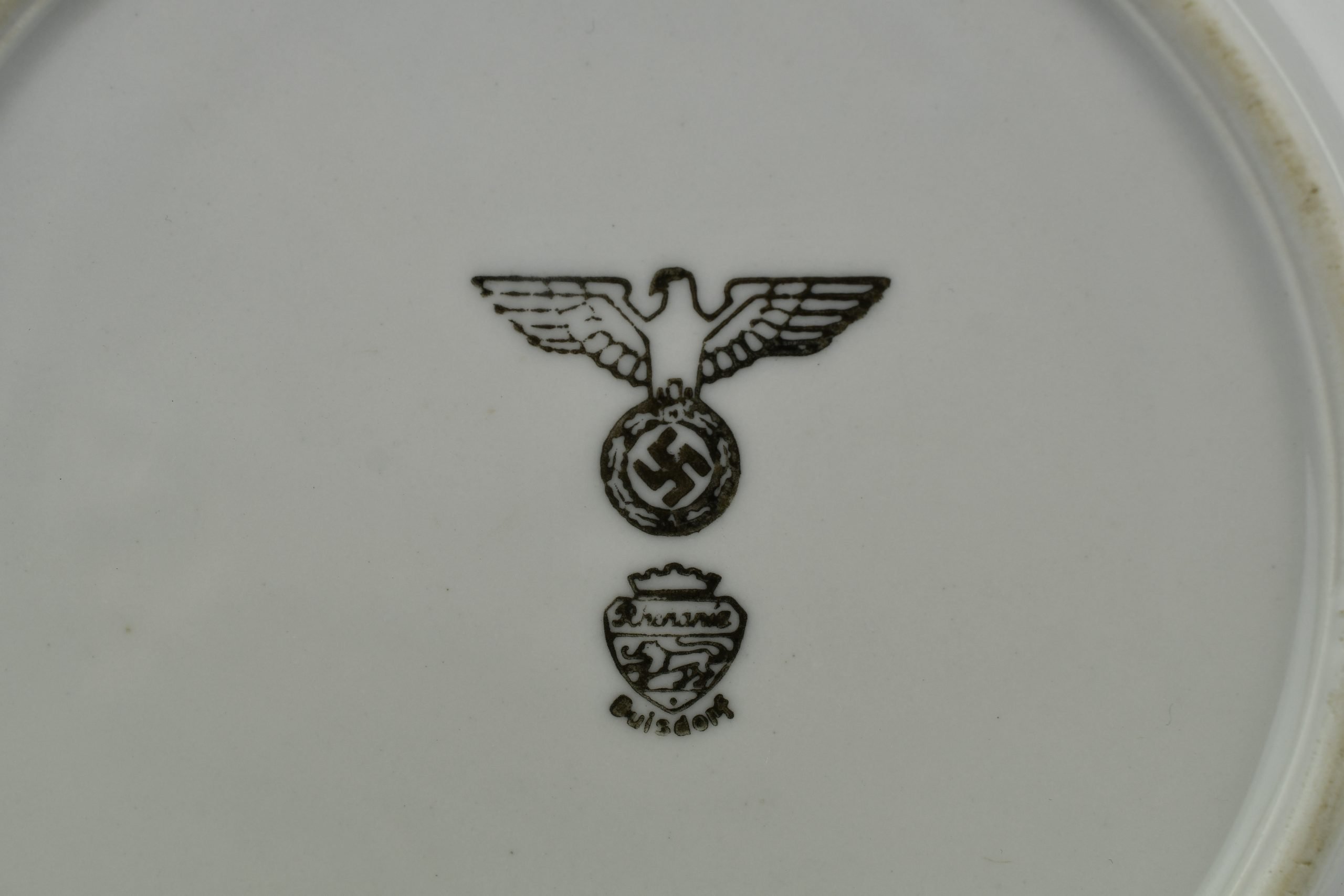 Nazi porcelain soup plate — image 4