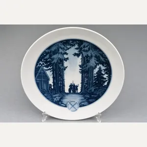 Third Reich 'Julfest' Julteller by Meissen